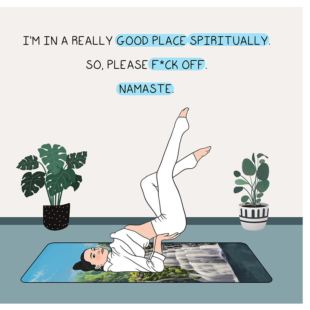 Namaste Doodle Card