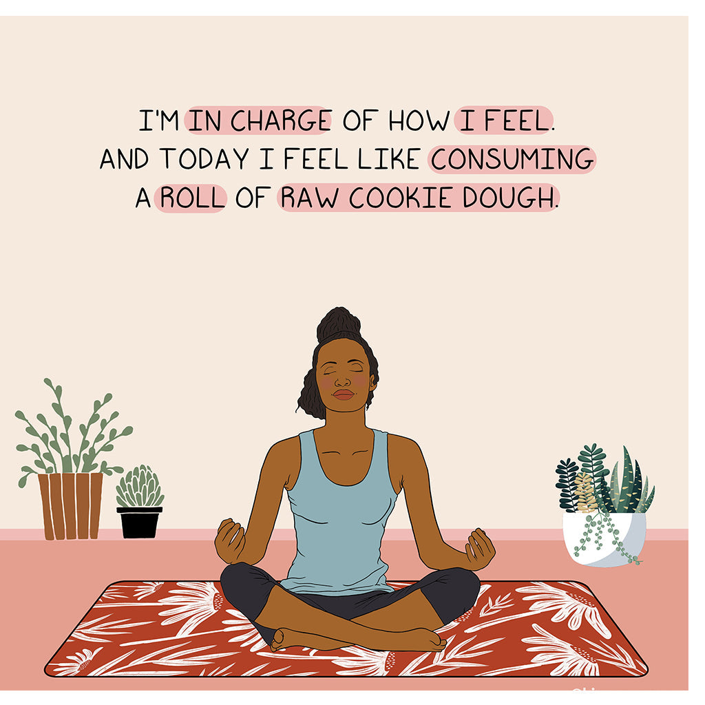 I'm In Charge of How I Feel Doodle Card