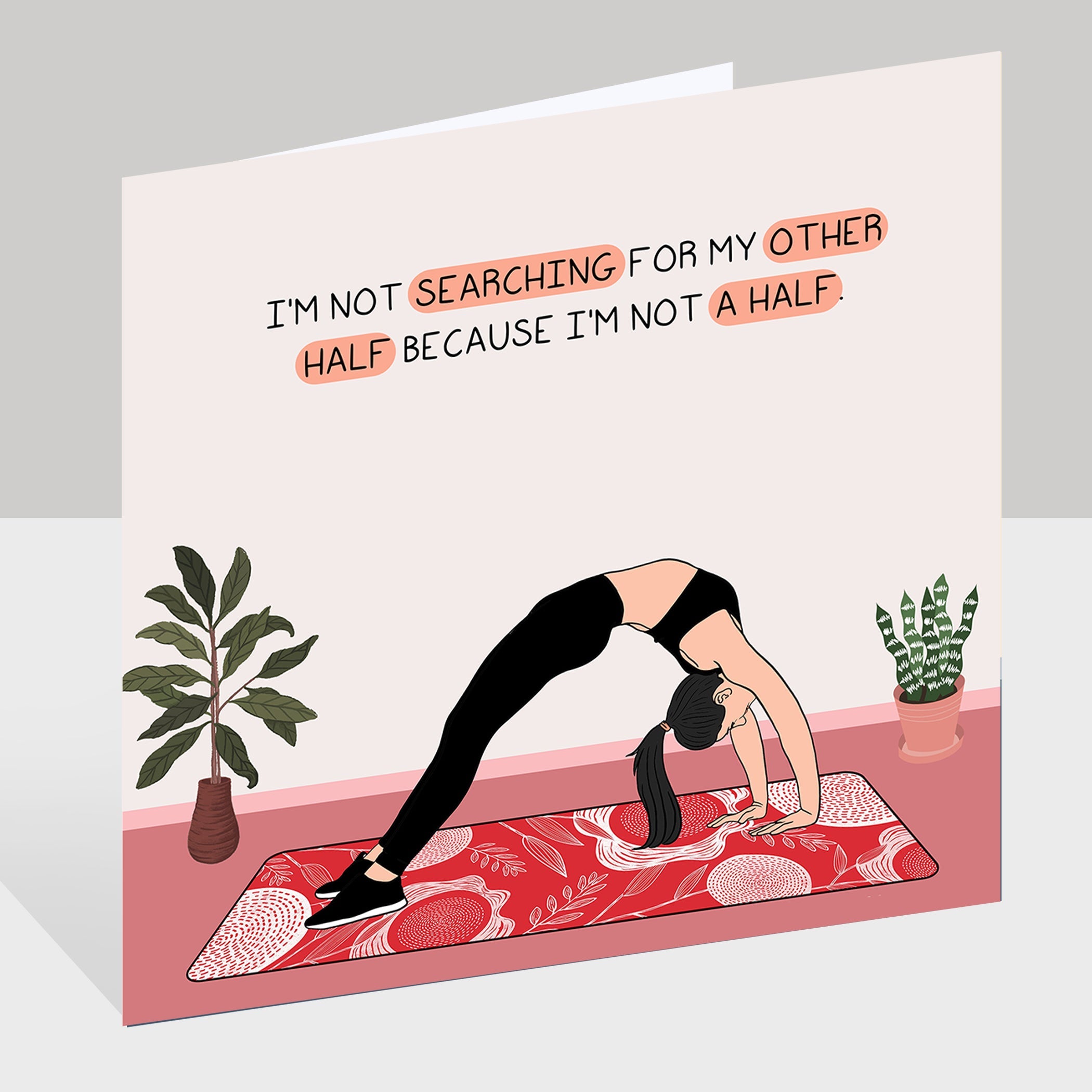 I'm not searching for my other half Doodle Card