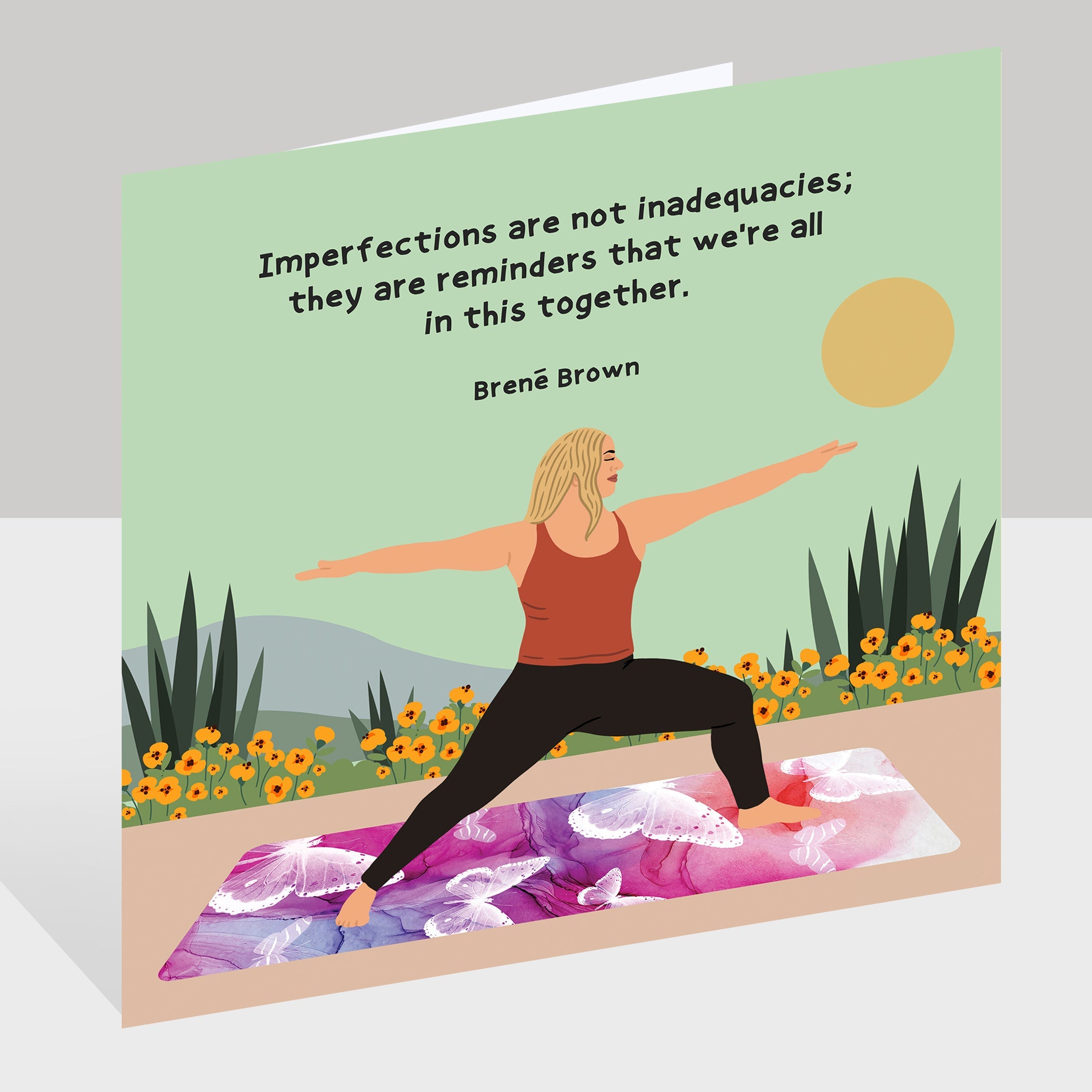 Imperfections Doodle Card