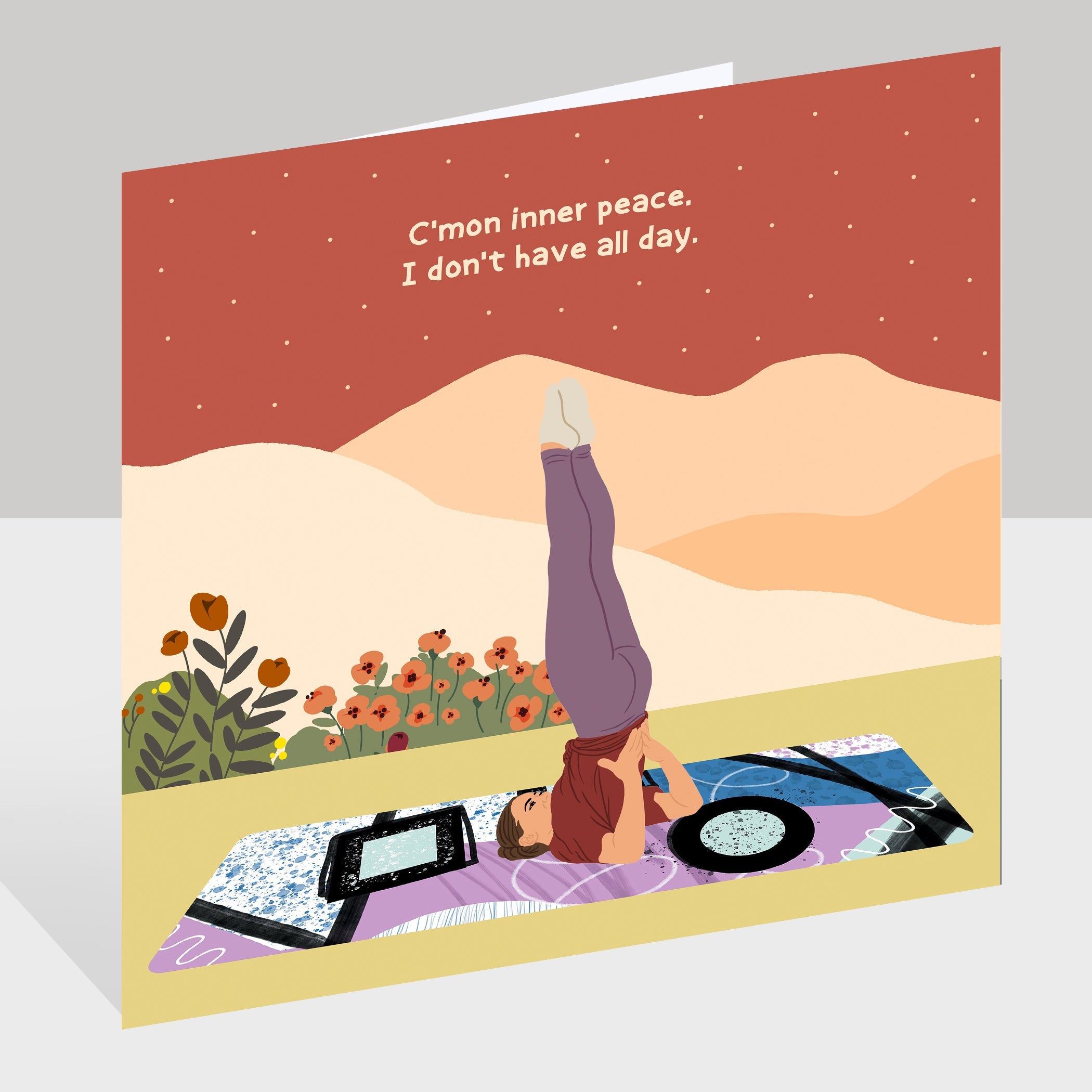 Inner Peace Doodle Card