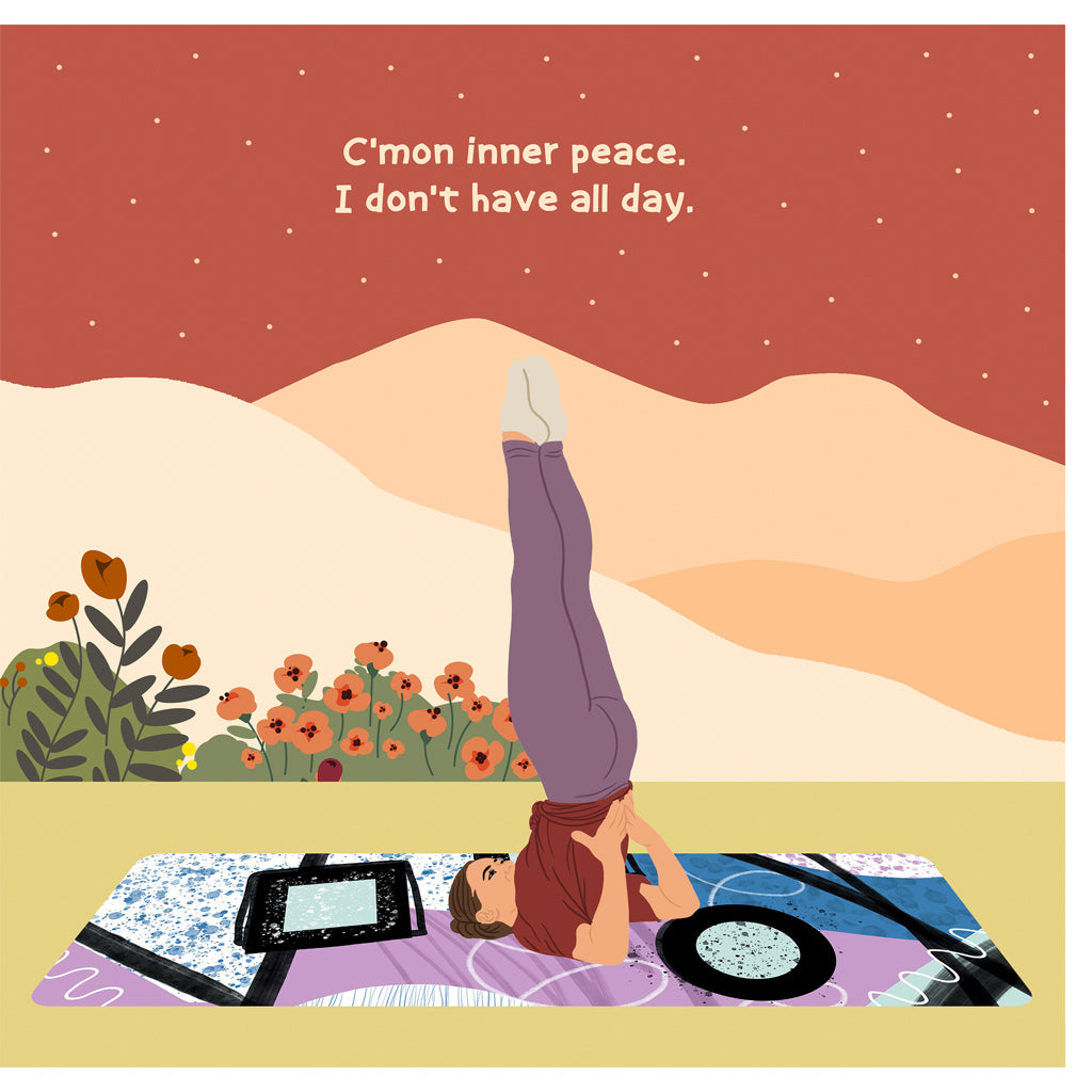 Inner Peace Doodle Card