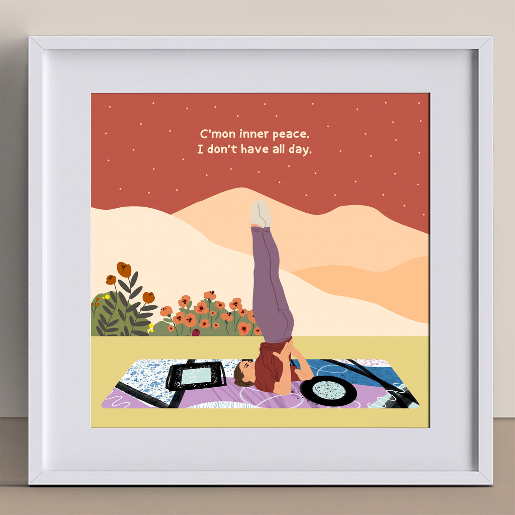 Inner Peace Doodle Card