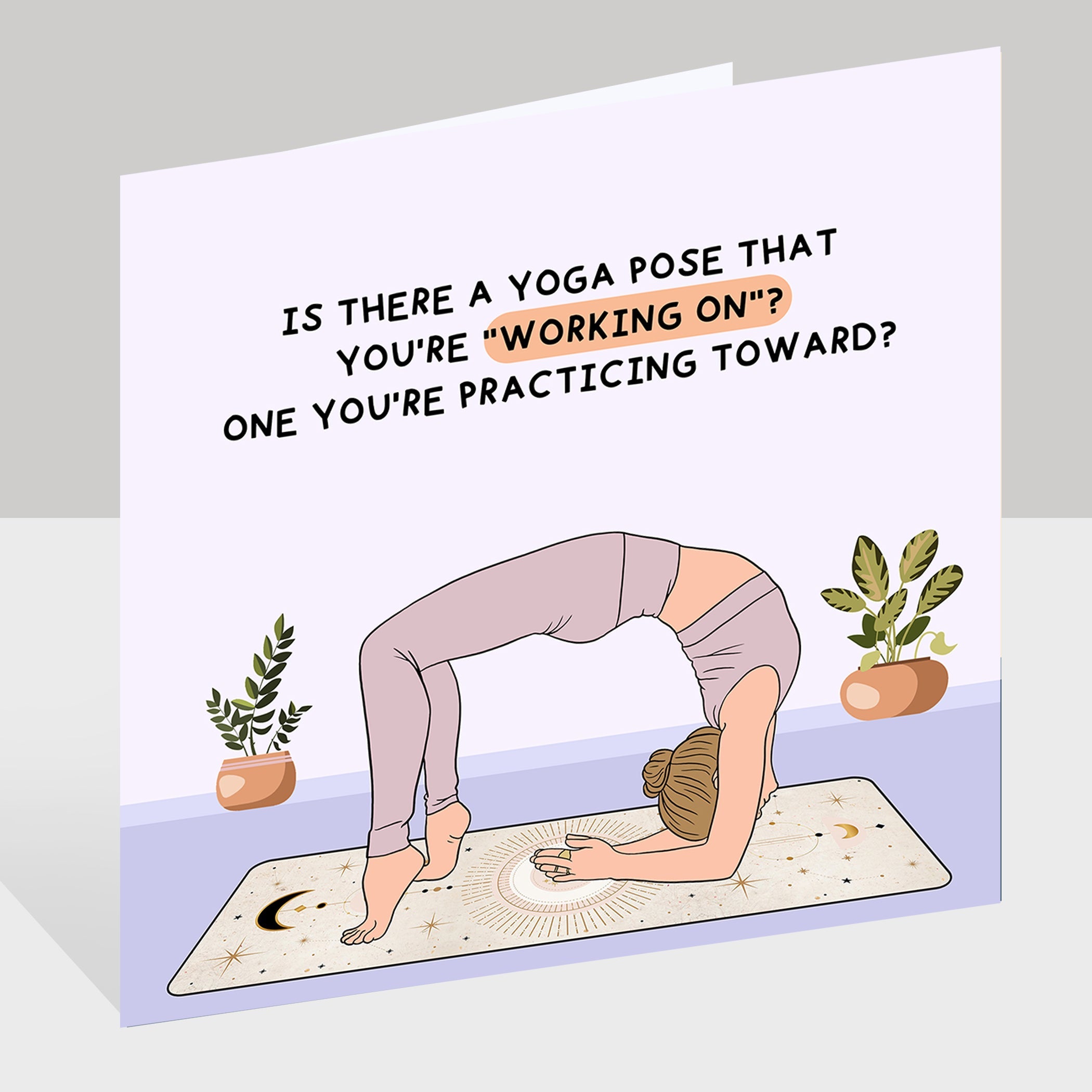 Is There A Yoga Pose Doodle Card