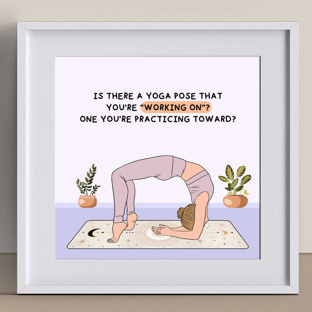 Is There A Yoga Pose Doodle Card