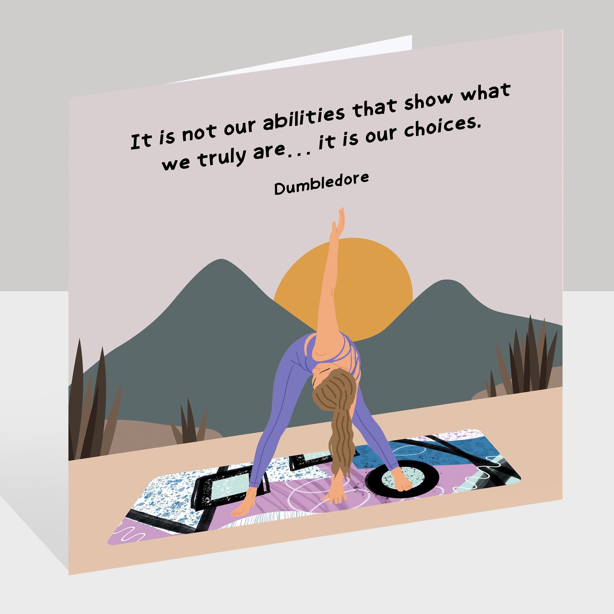 It Is Our Choices Hurt Doodle Card
