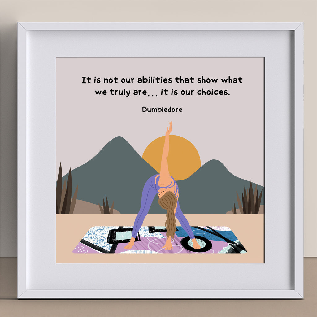 It Is Our Choices Hurt Doodle Card