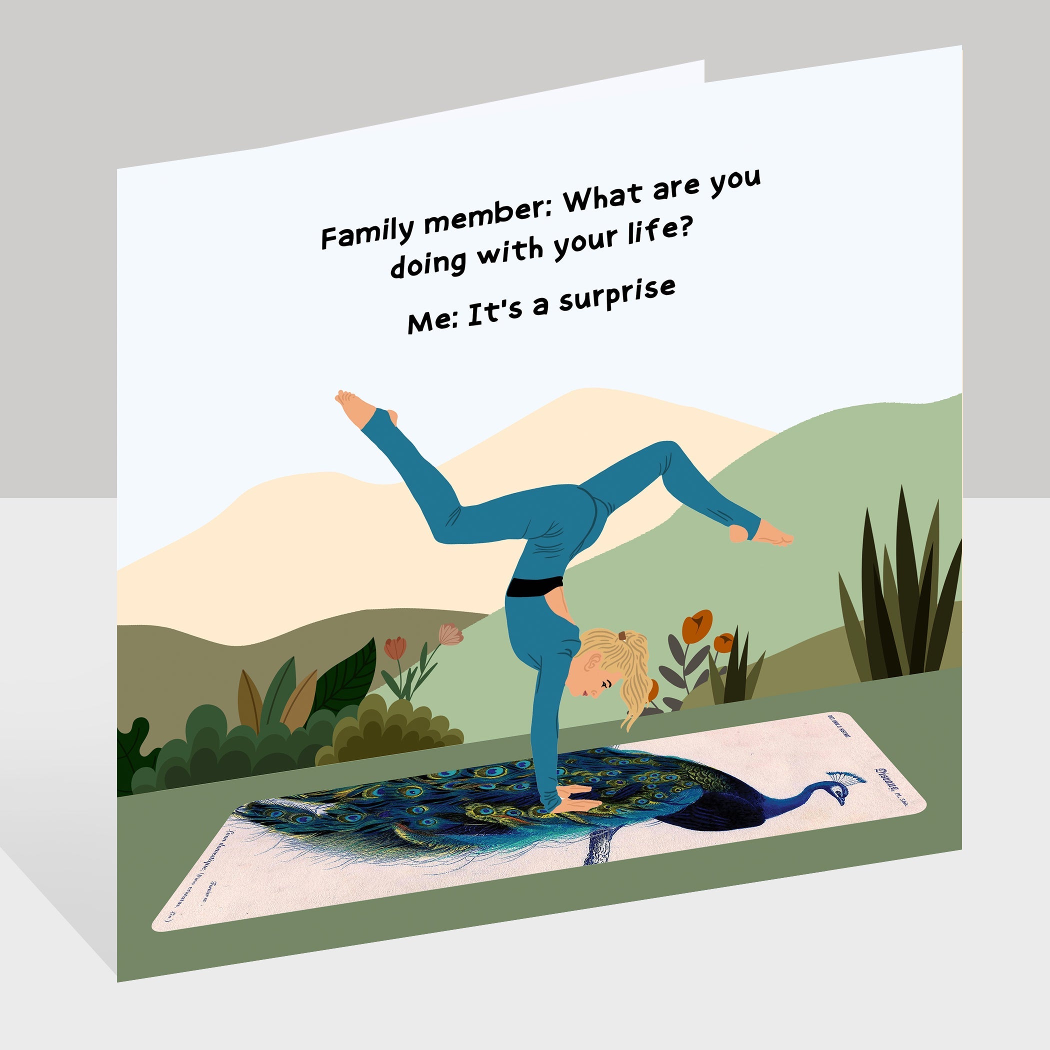 It's A Surprise Doodle Card