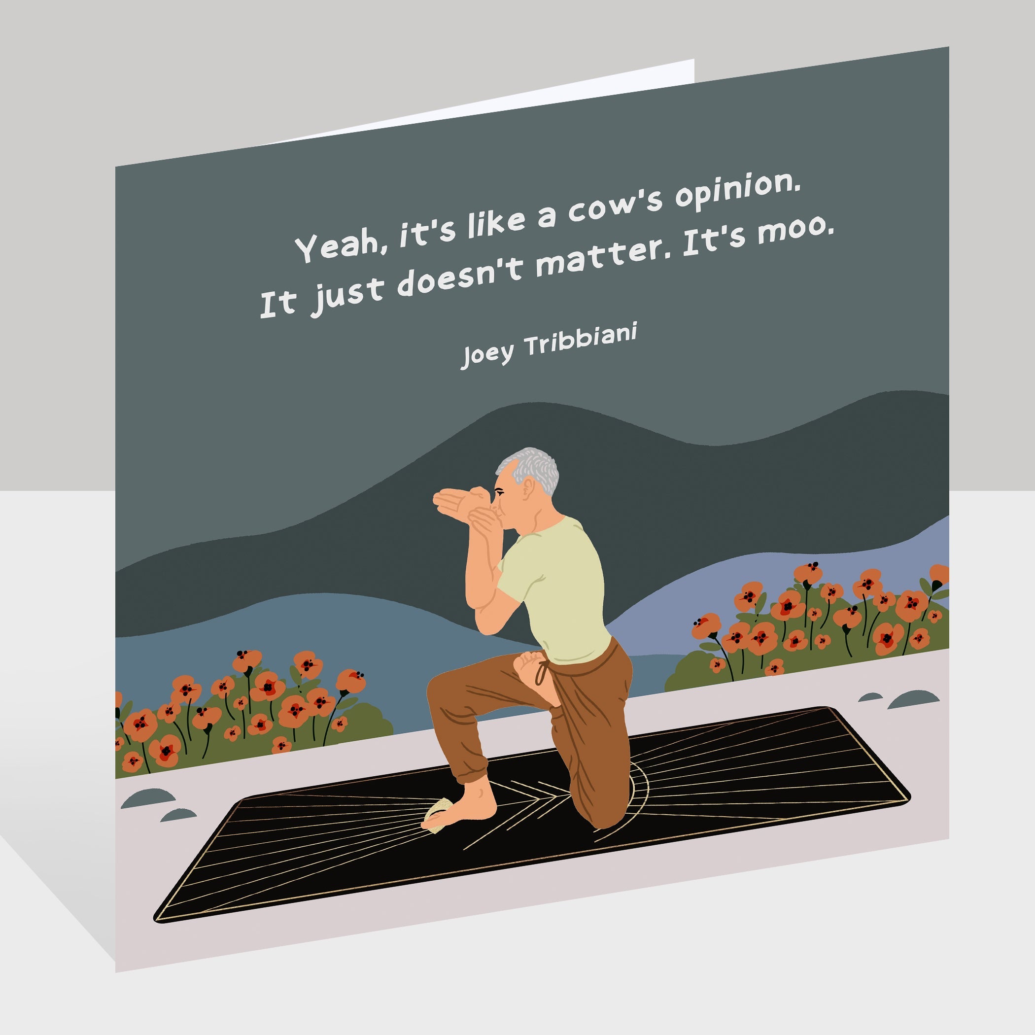 It's Like A Cow's Opinion Doodle Card
