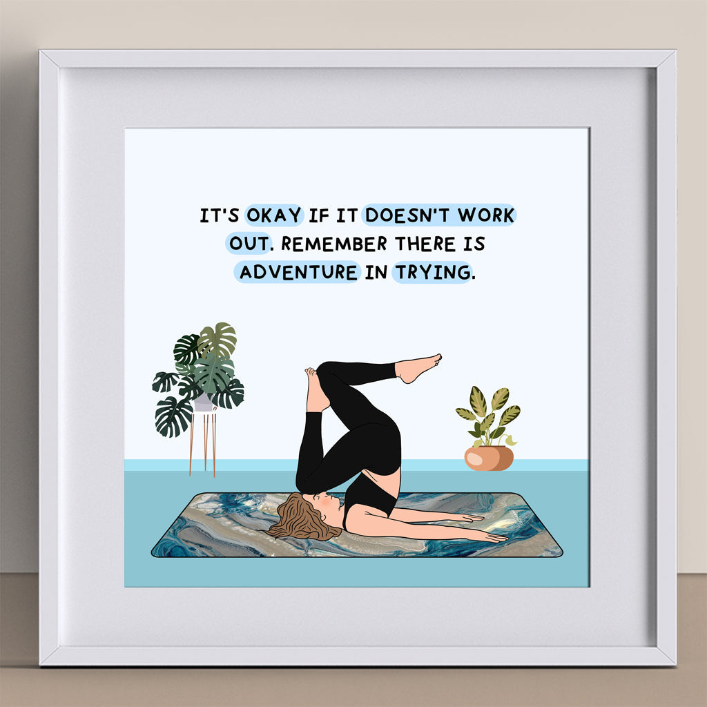 It's Okay If It Doesn't Work Out Doodle Card