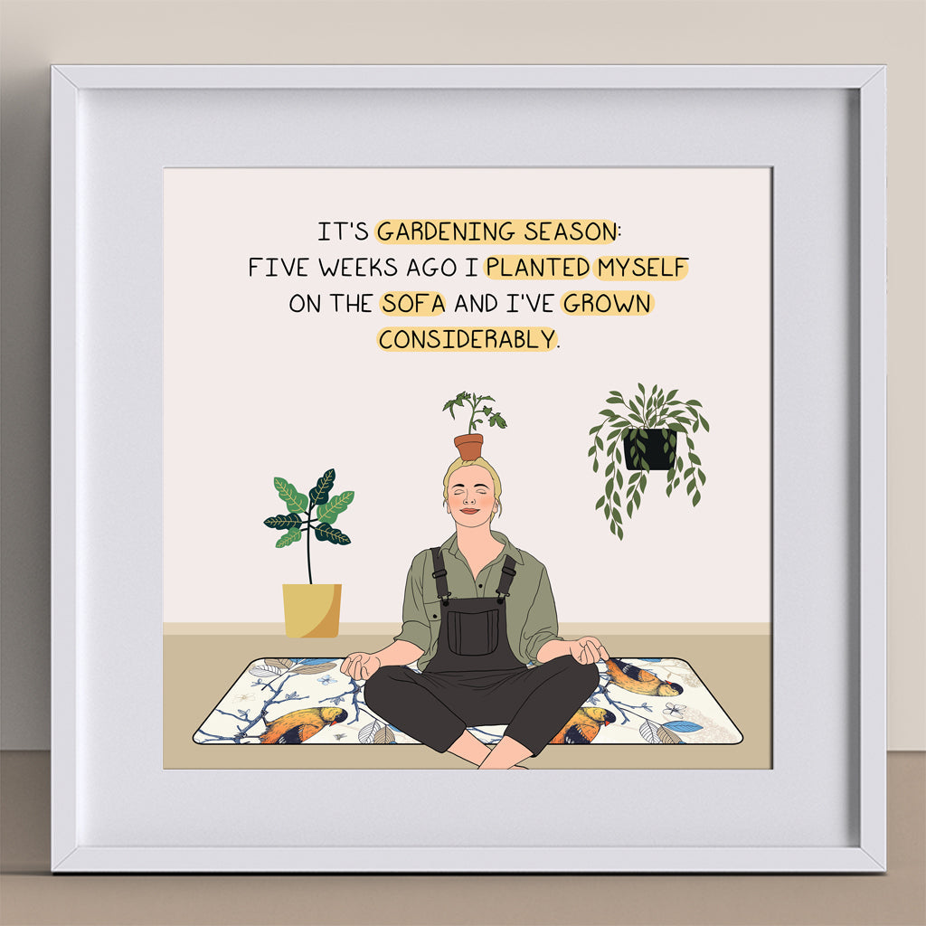 It's gardening season Doodle Card