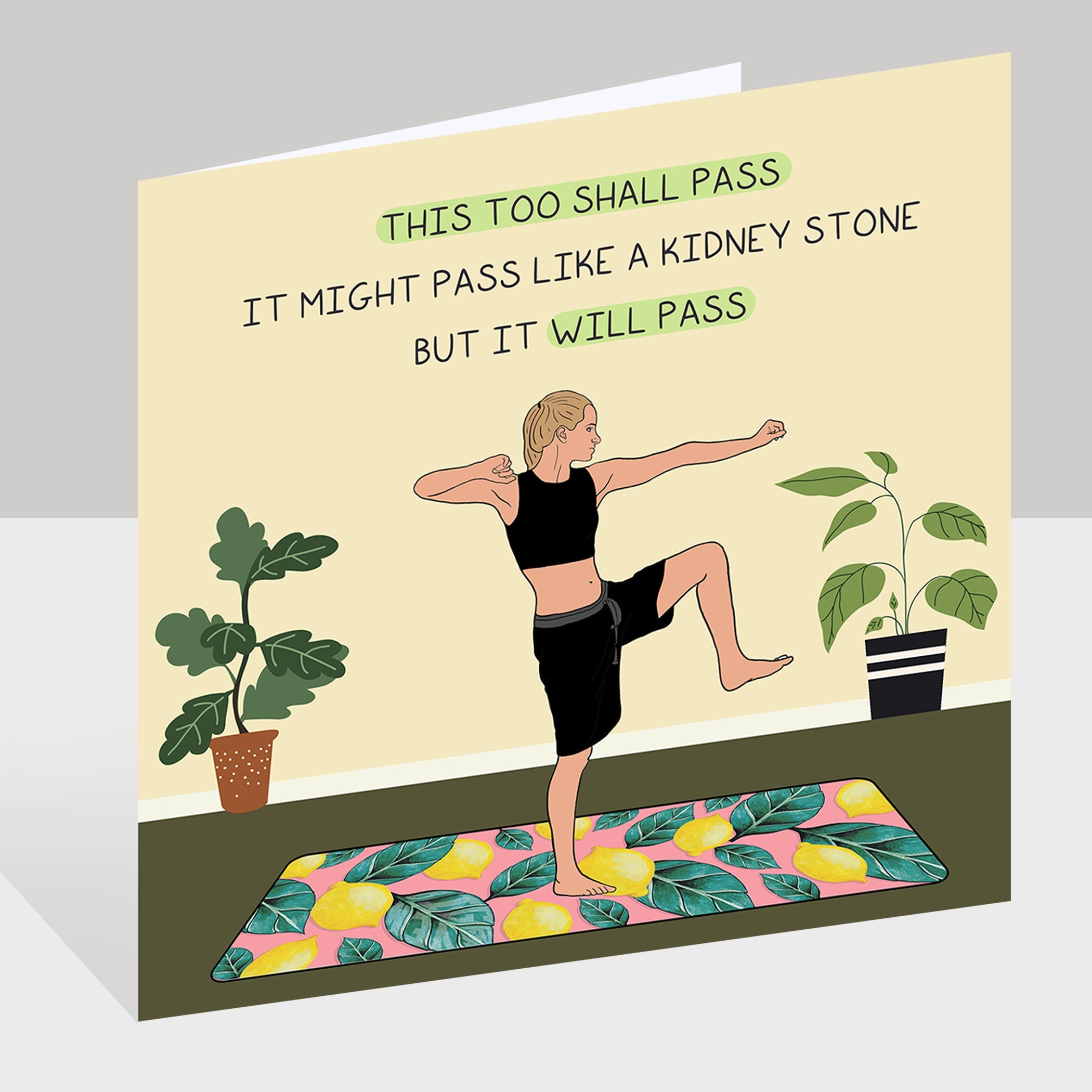 It Will Pass Doodle Card