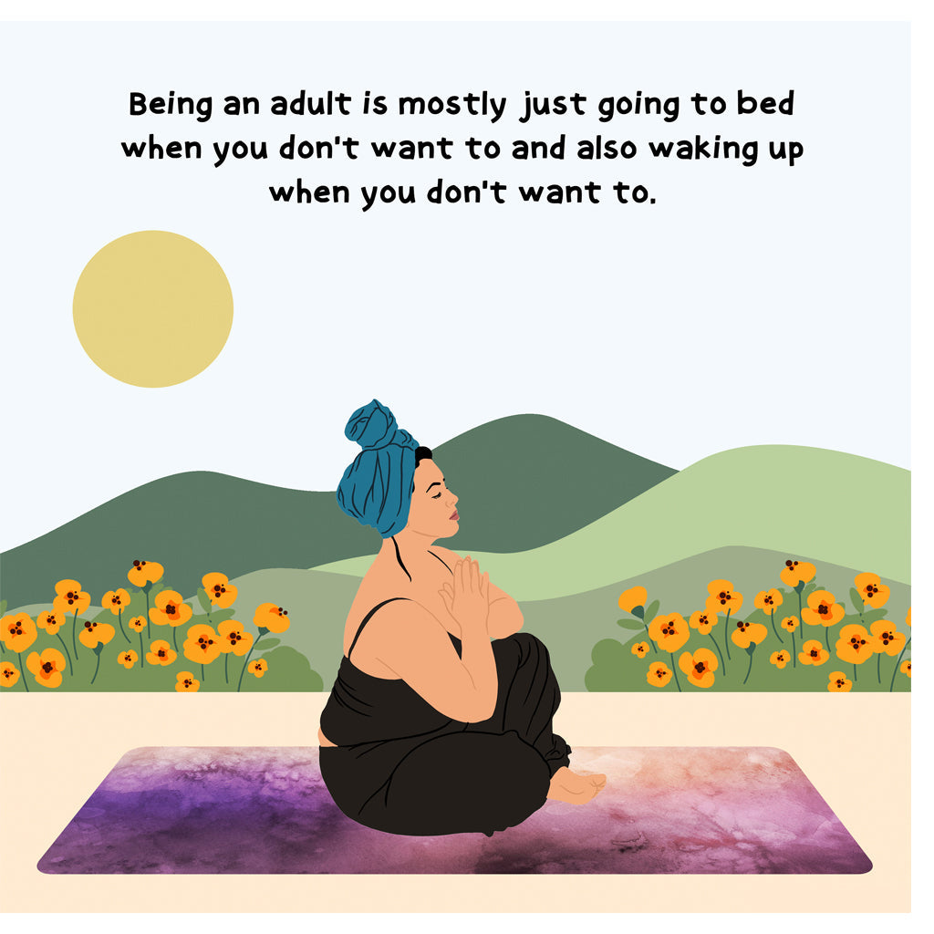 Just Going To Bed Doodle Card