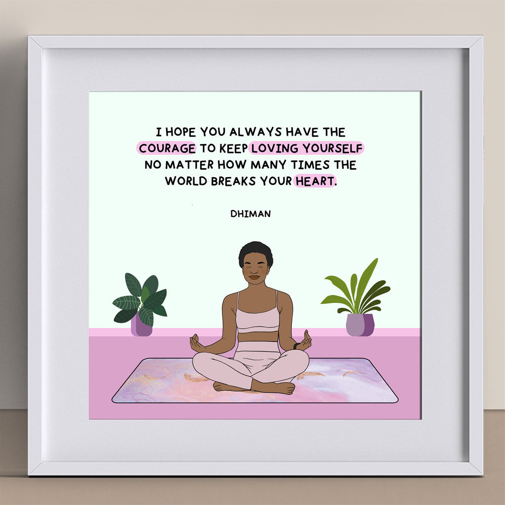 Keep Loving Yourself Doodle Card