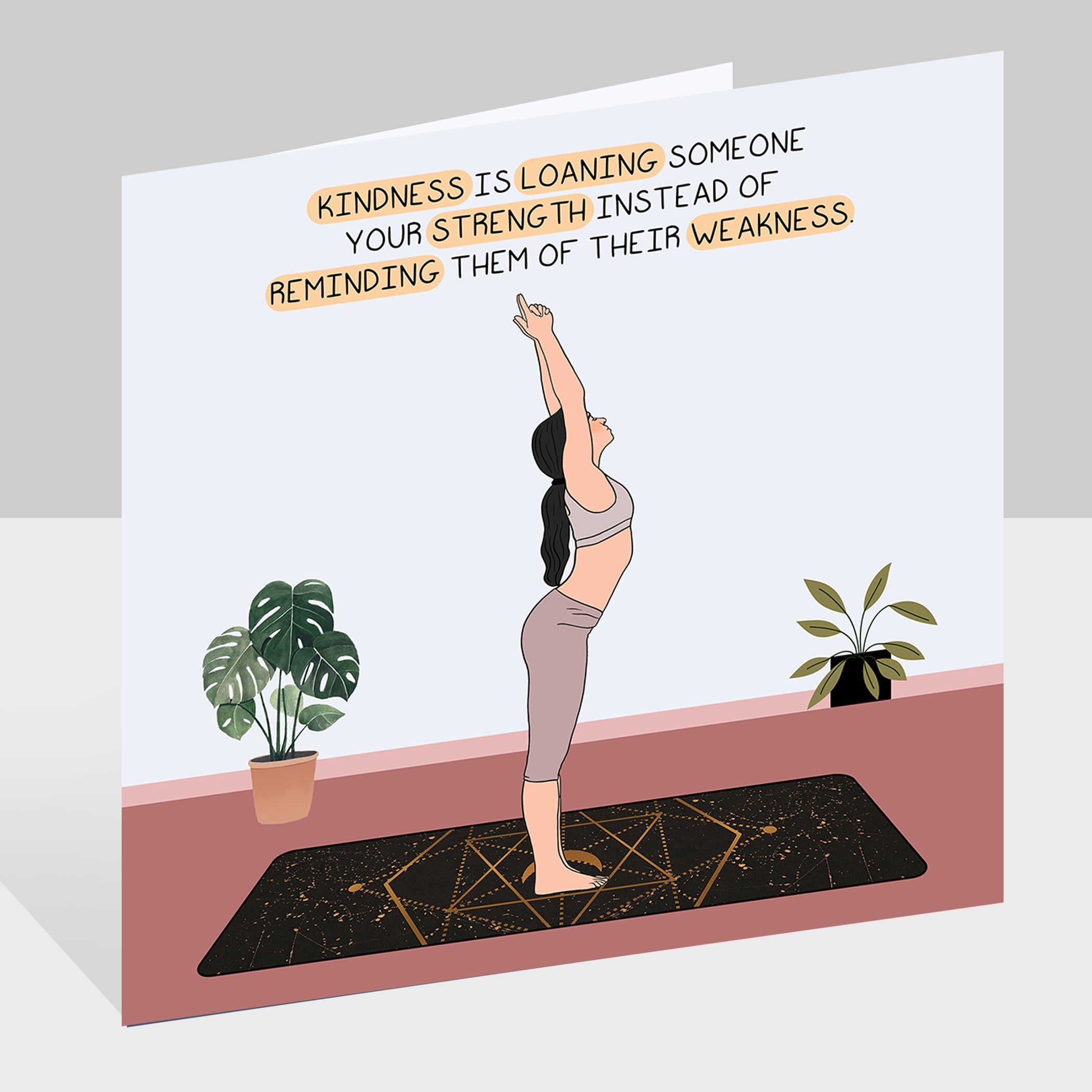 Kindness is loaning someone Doodle Card
