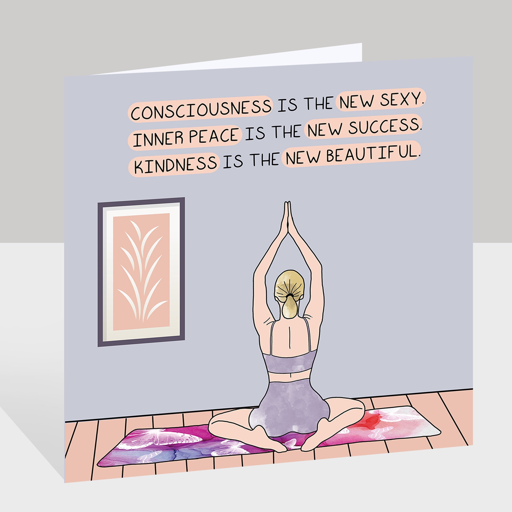 Kindness Is The New Beautiful Doodle Card