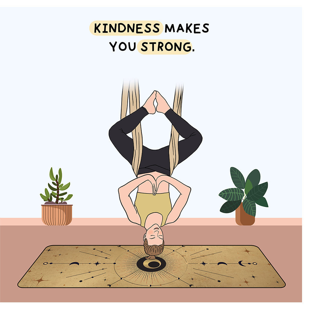 Kindness Makes You Strong Doodle Card