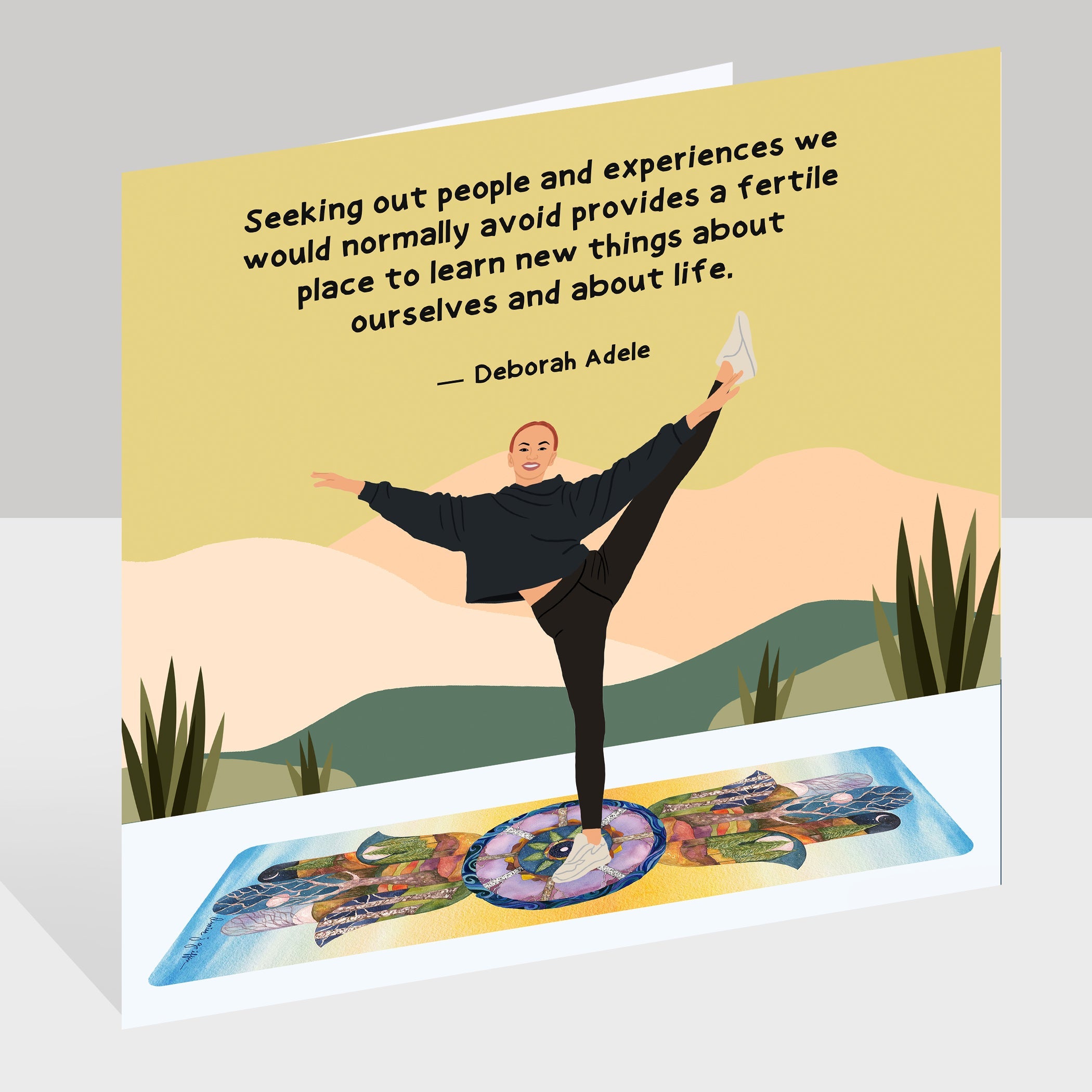 Learn New Things Doodle Card