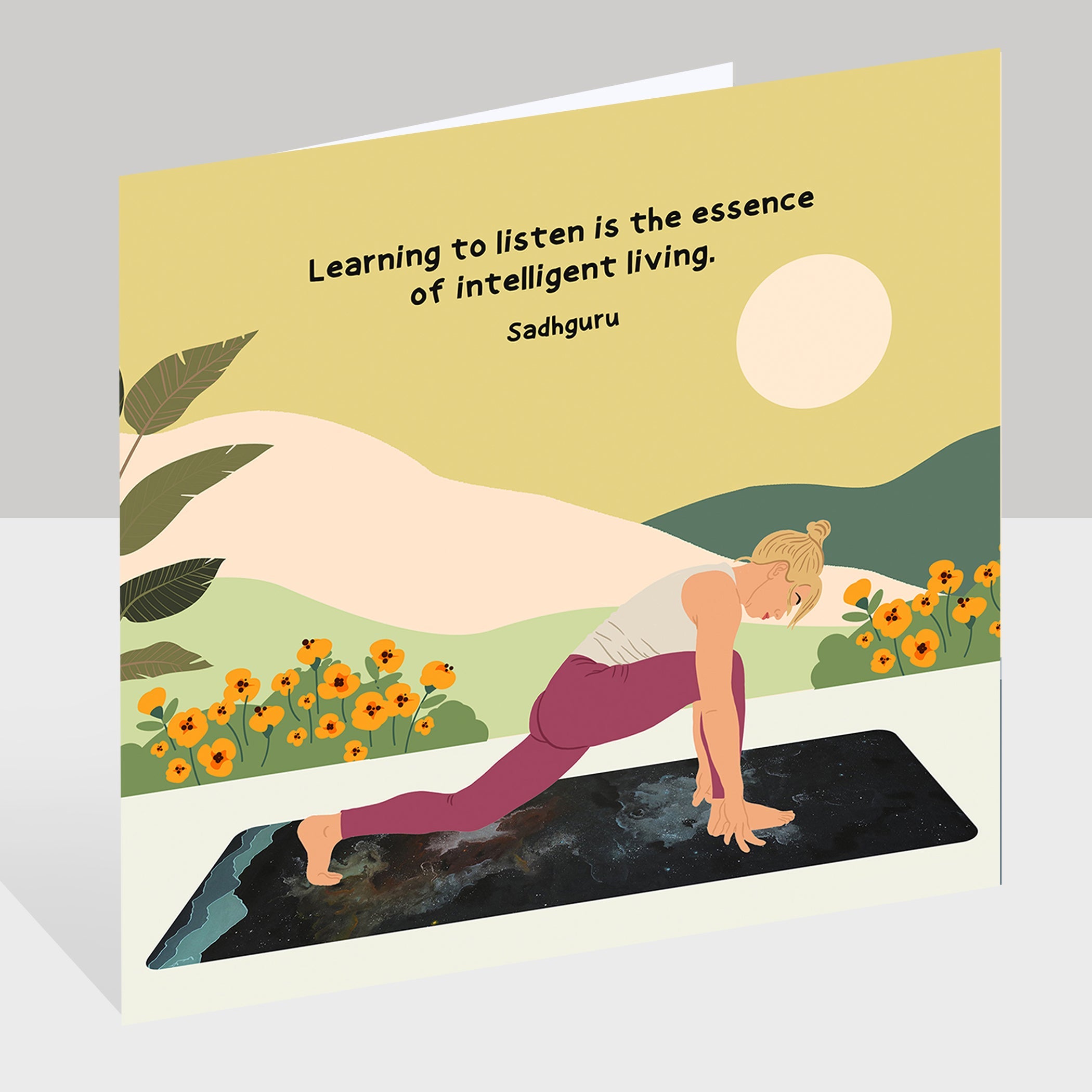 Learning To Listen Doodle Card