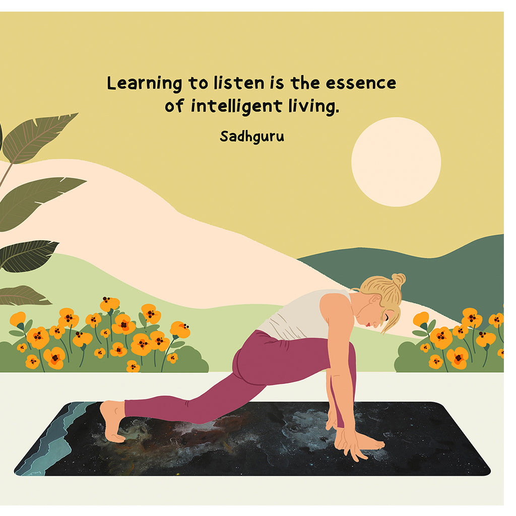 Learning To Listen Doodle Card
