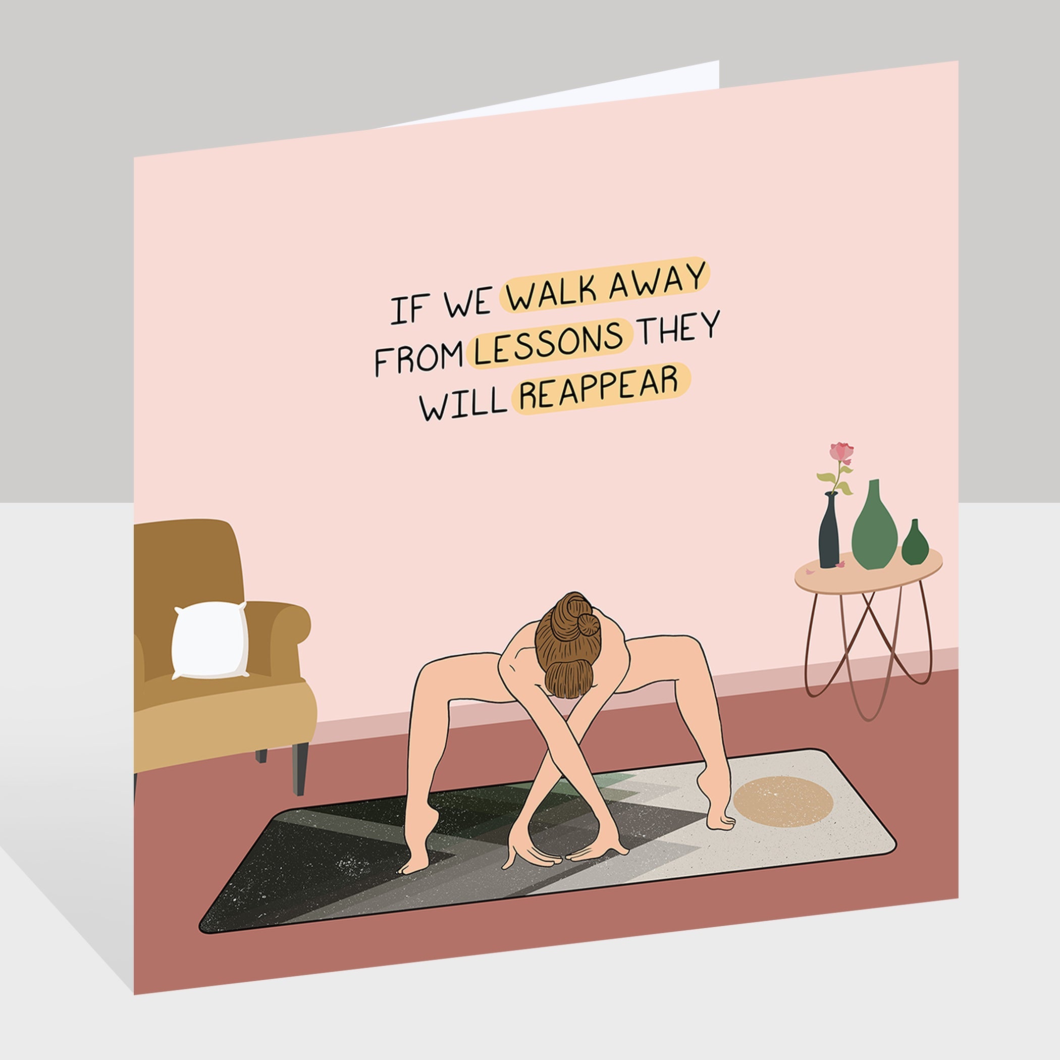 Lessons Will Reappear Doodle Card