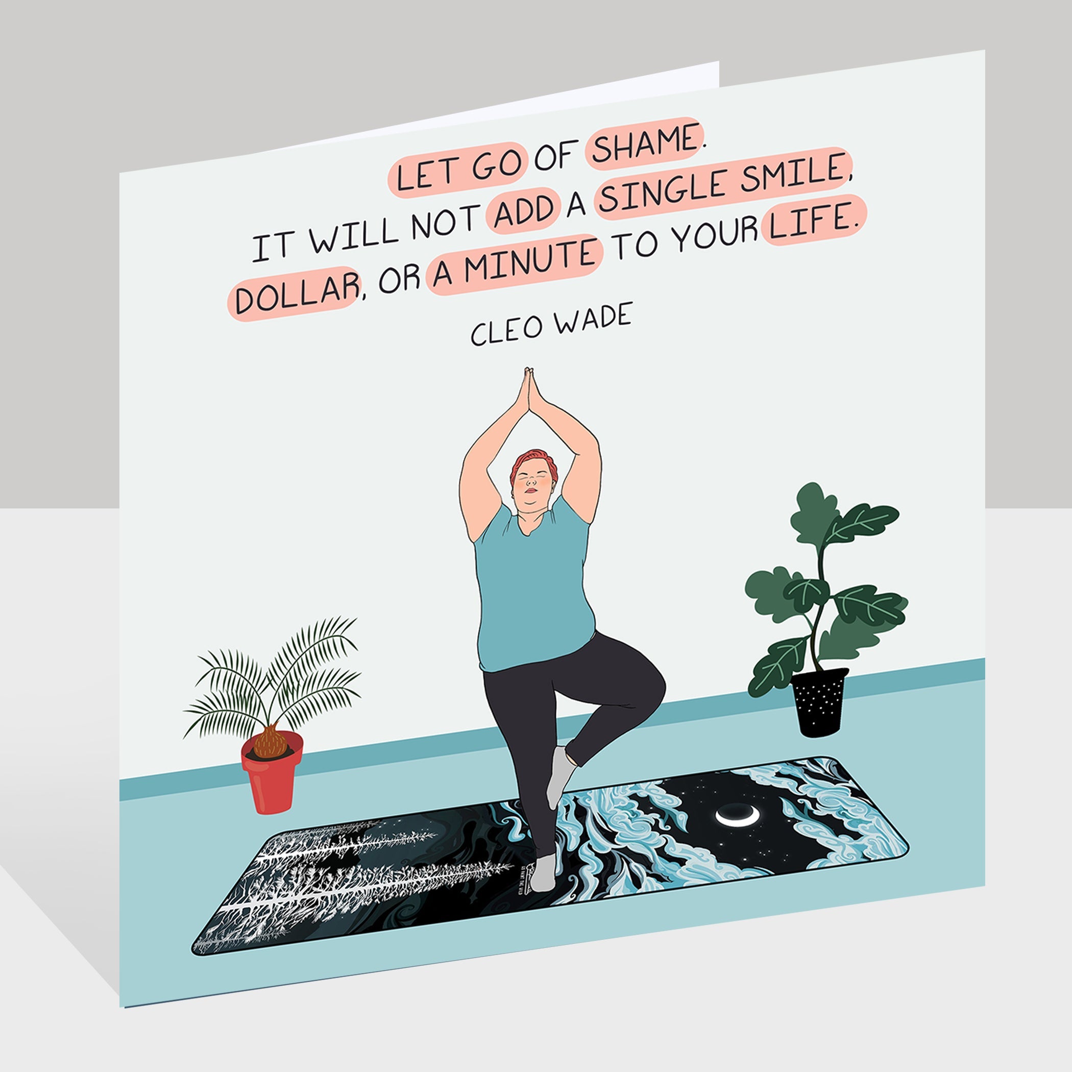 Let go of shame Doodle Card