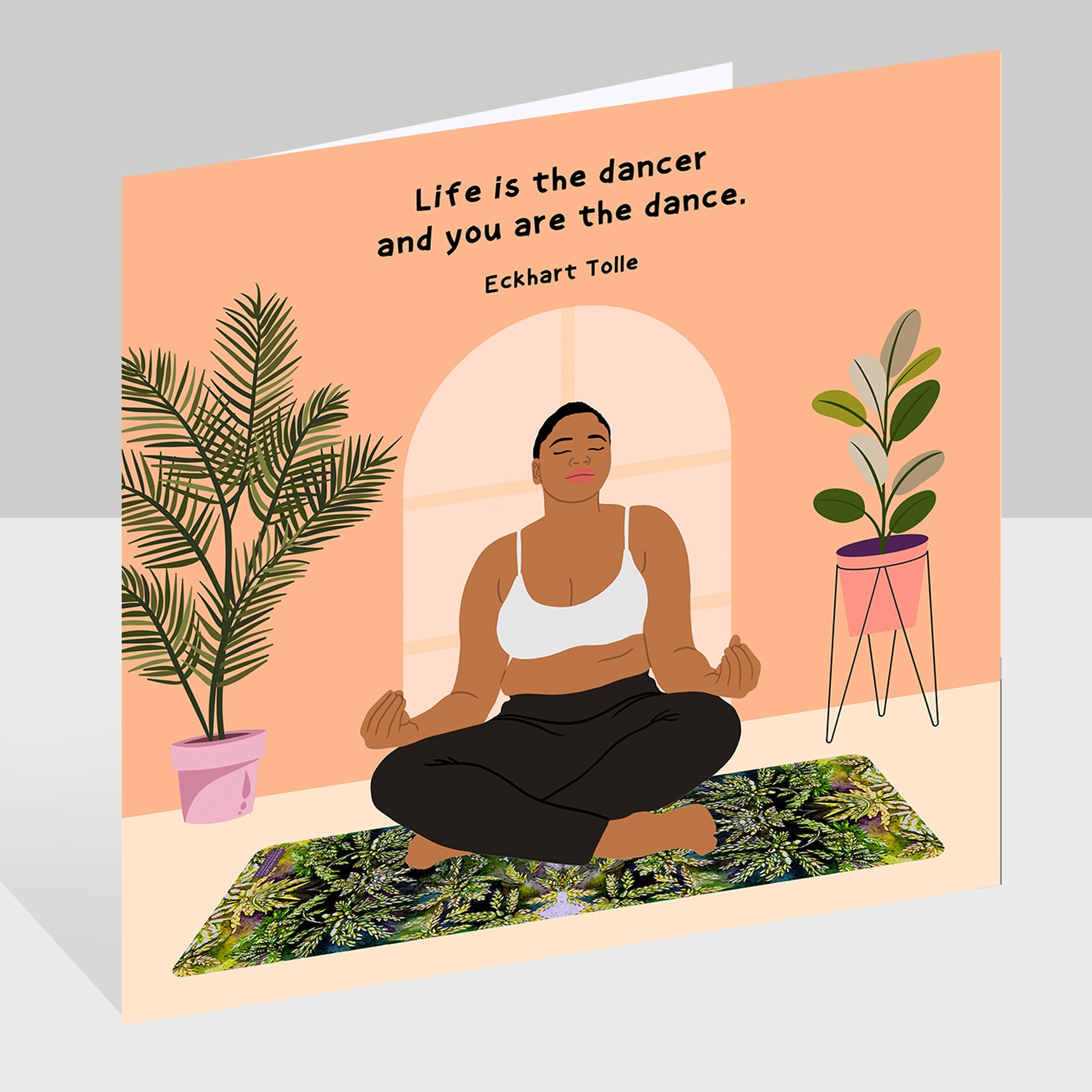 Life Is A Dancer Doodle Card