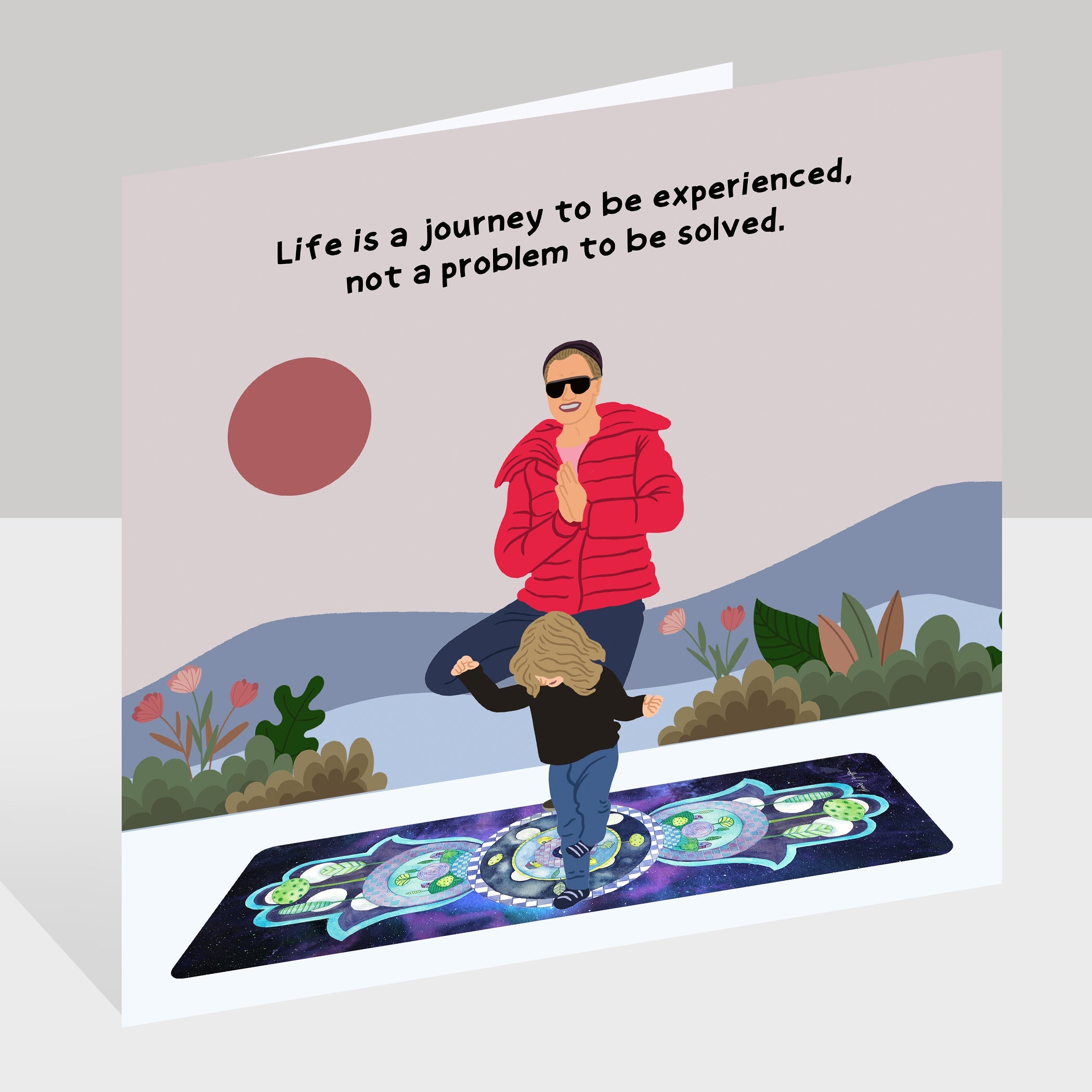 Life Is A Journey Doodle Card
