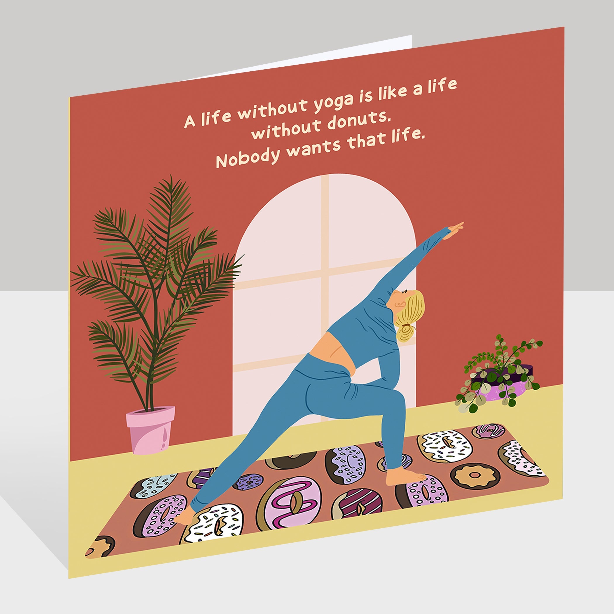 Life Without Donuts Doodle Card