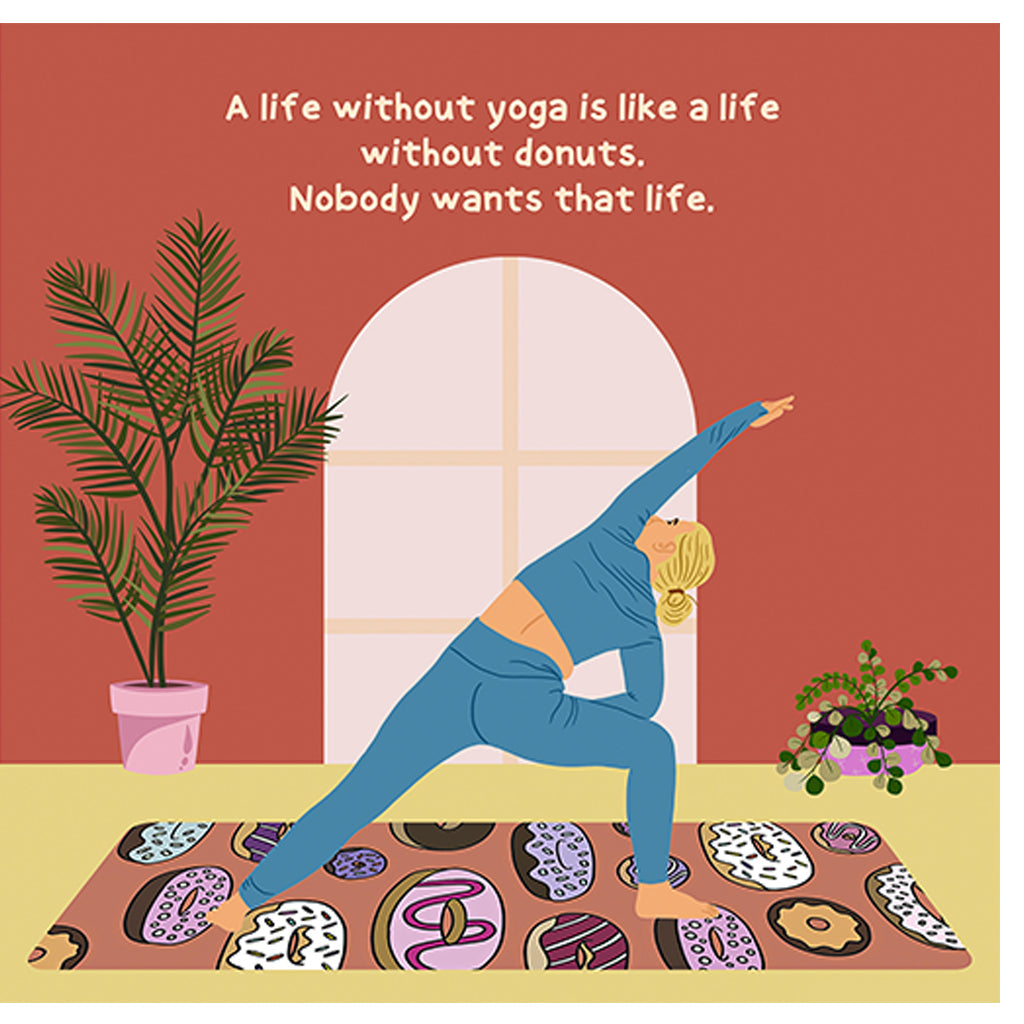 Life Without Donuts Doodle Card