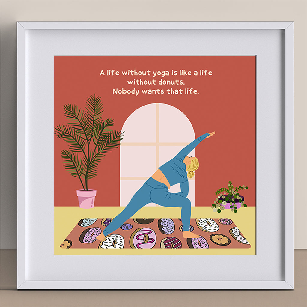 Life Without Donuts Doodle Card