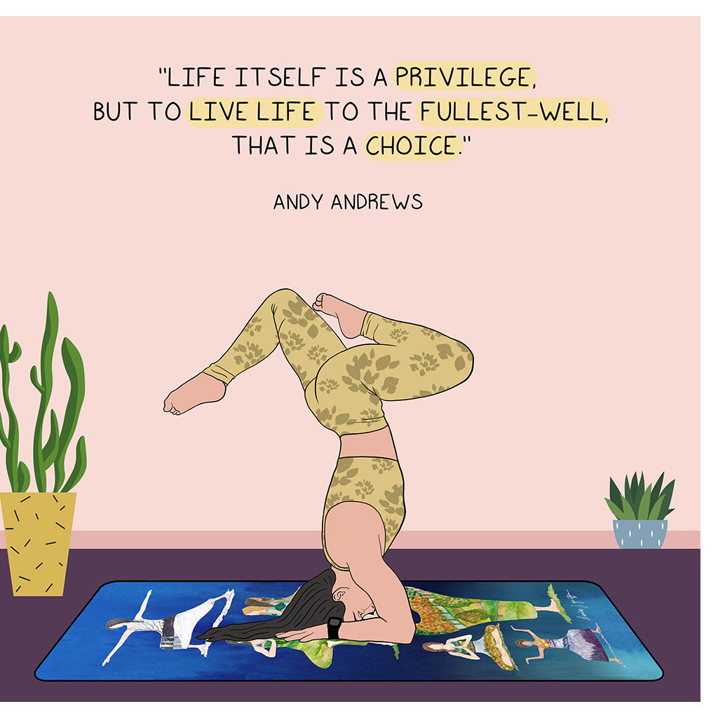 Life Is A Privilege Doodle Card