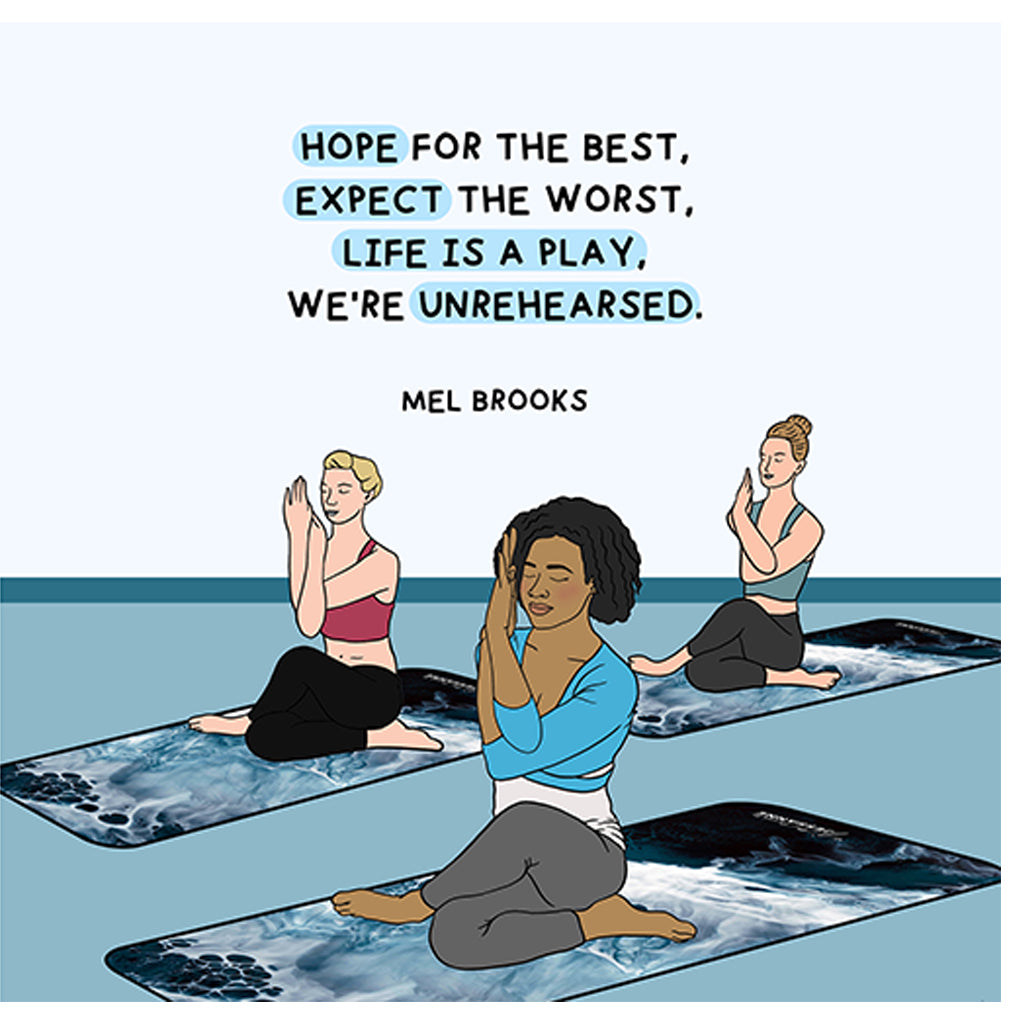 Life Is Like An Unrehearsed Play Doodle Card