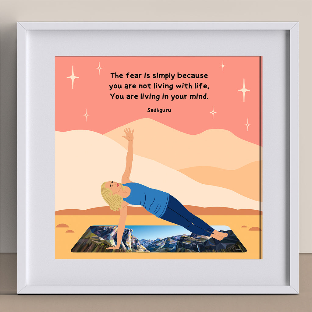 Living In Your Mind Doodle Card