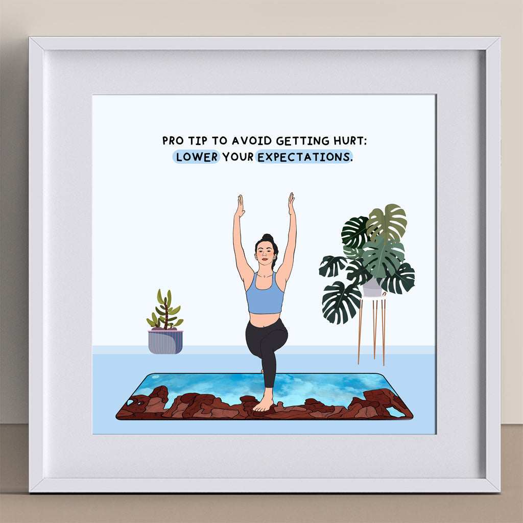 Lower Your Expectations Doodle Card