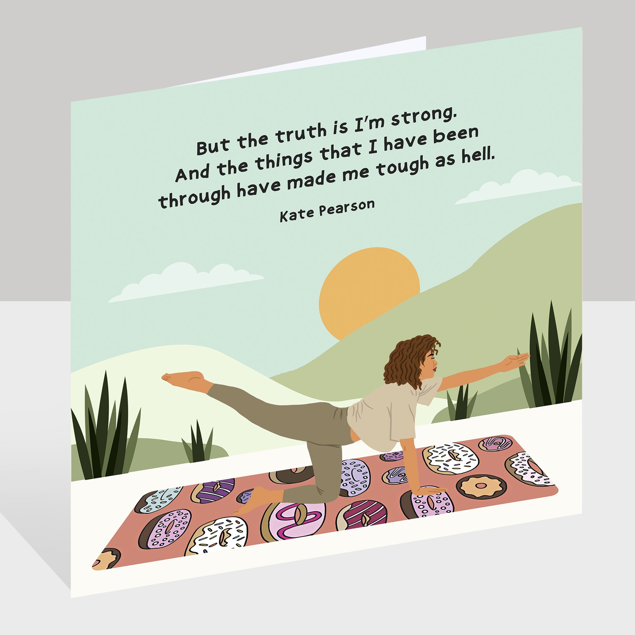 Made Me Tough Doodle Card