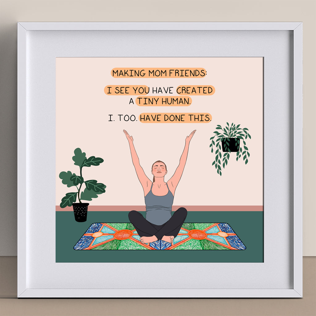 Making Mom Friends Doodle Card