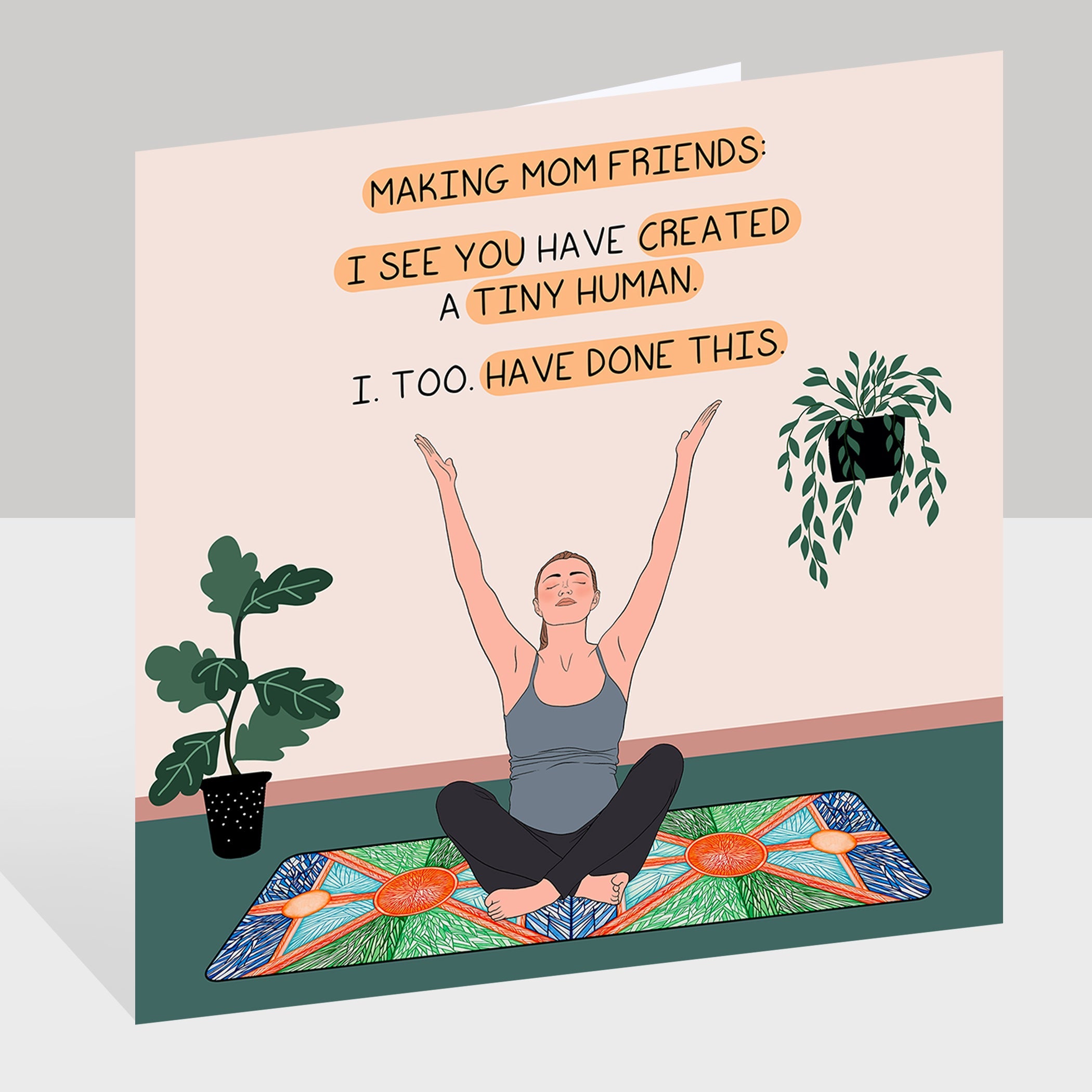 Making Mom Friends Doodle Card