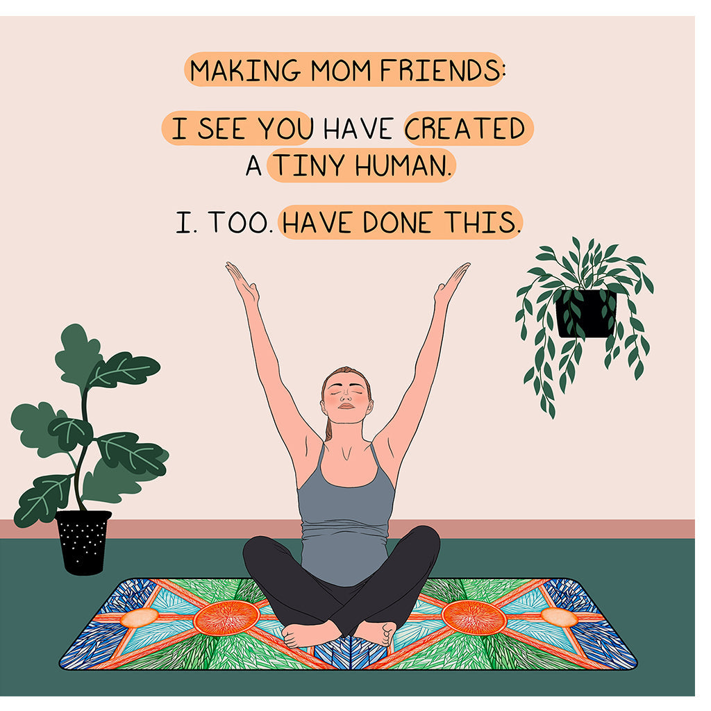 Making Mom Friends Doodle Card