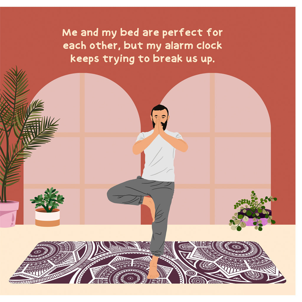 Me And My Bed Doodle Card