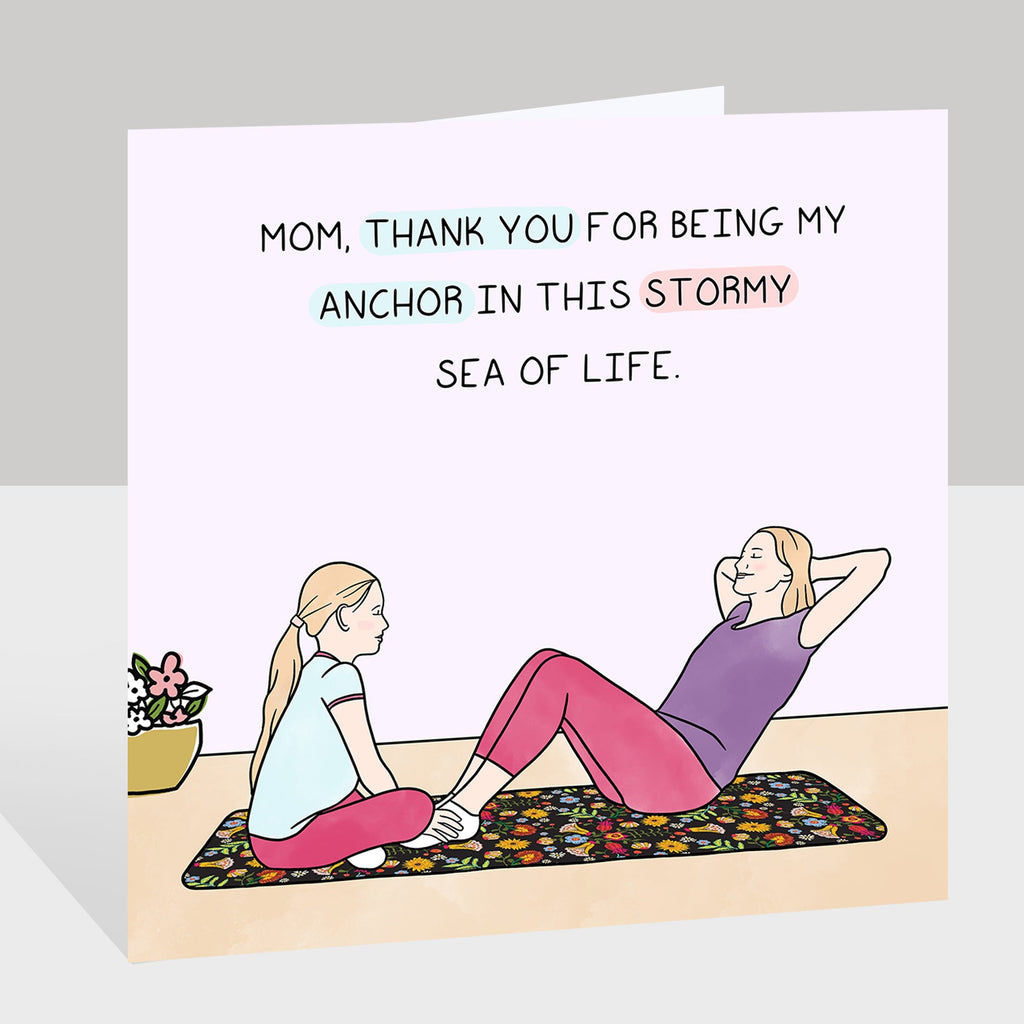 Thanks Mom Doodle Card