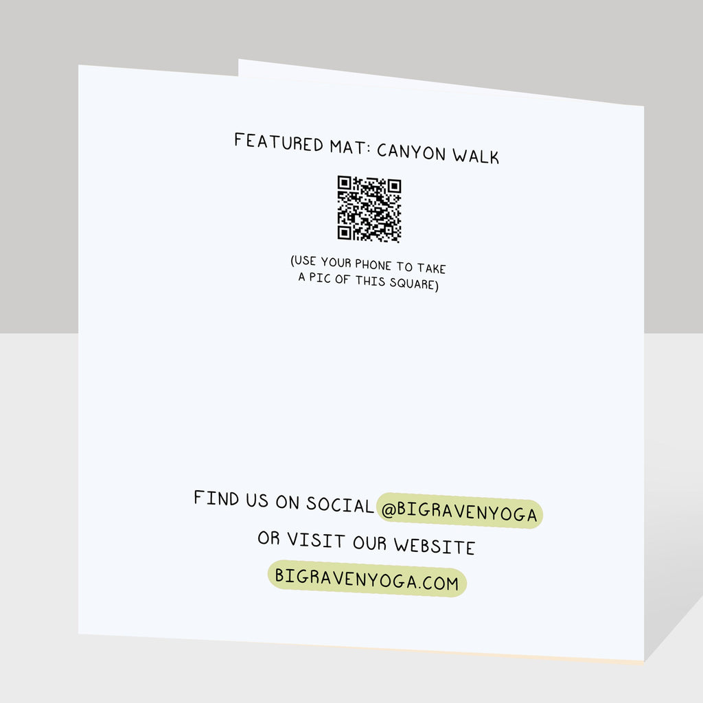 Moves With Your Breath Doodle Card