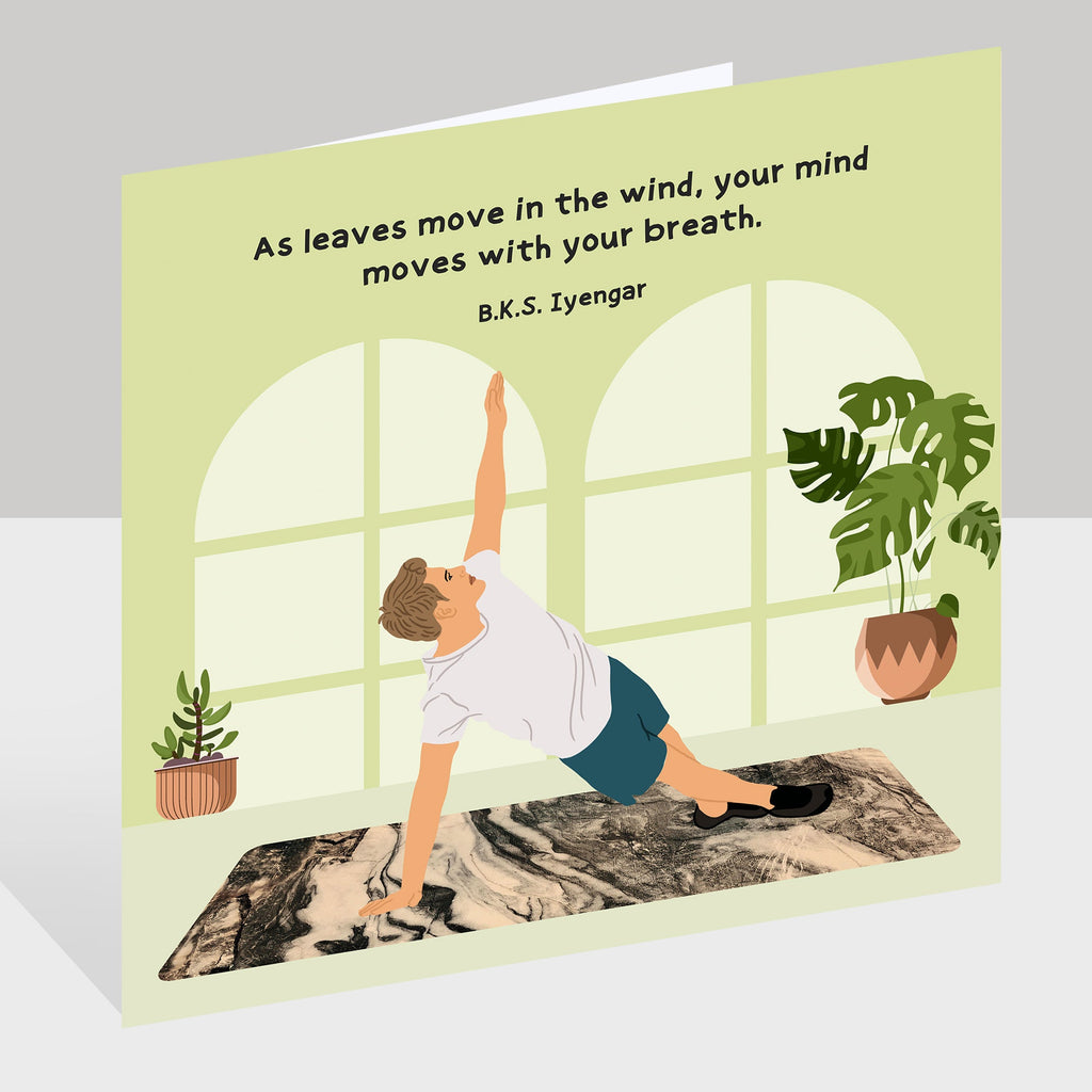 Moves With Your Breath Doodle Card