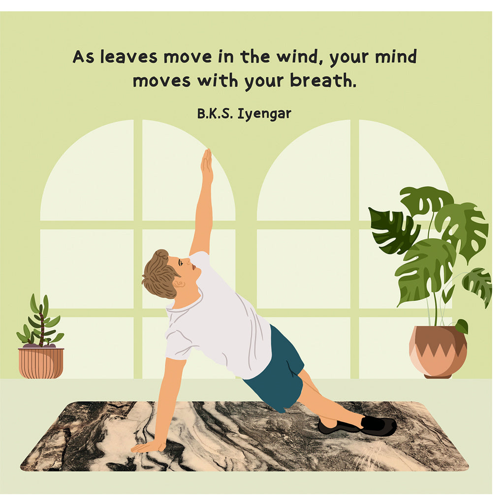 Moves With Your Breath Doodle Card