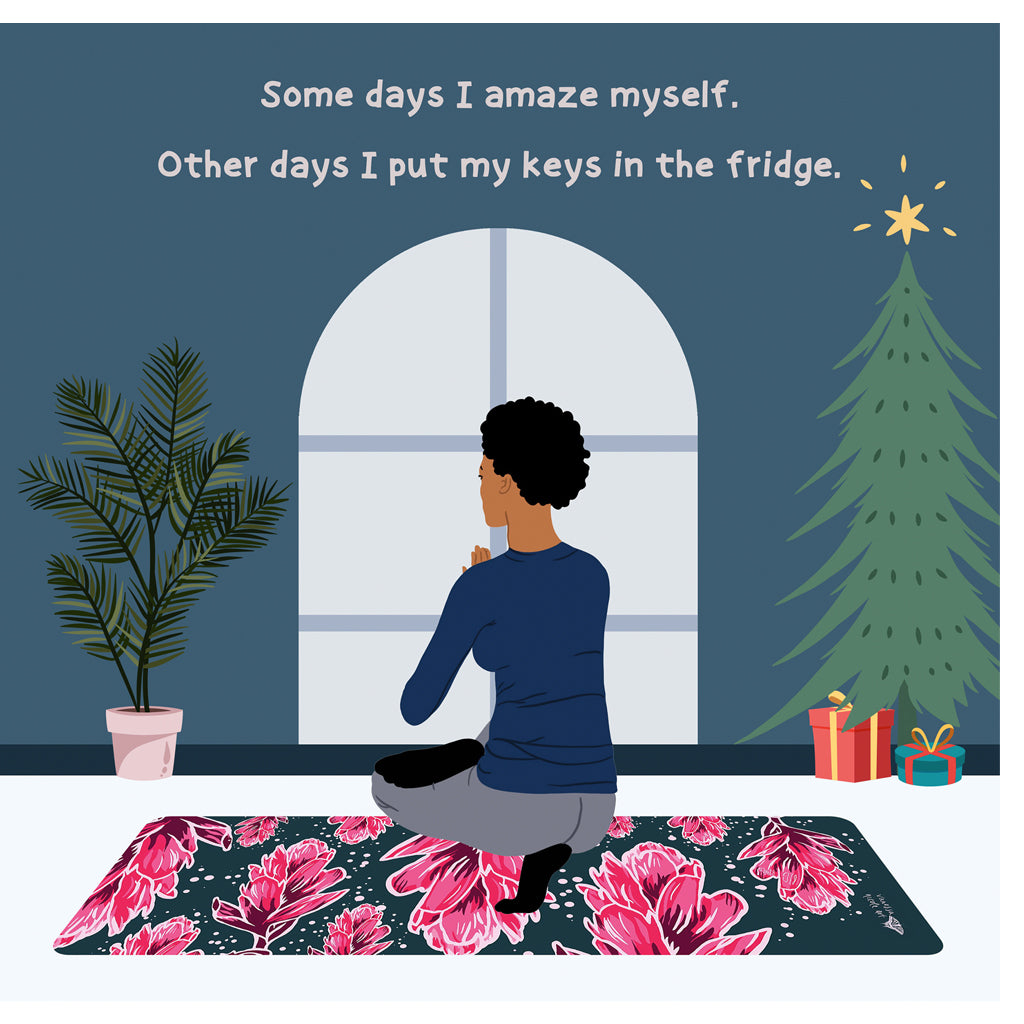 My Keys In The Fridge Doodle Card