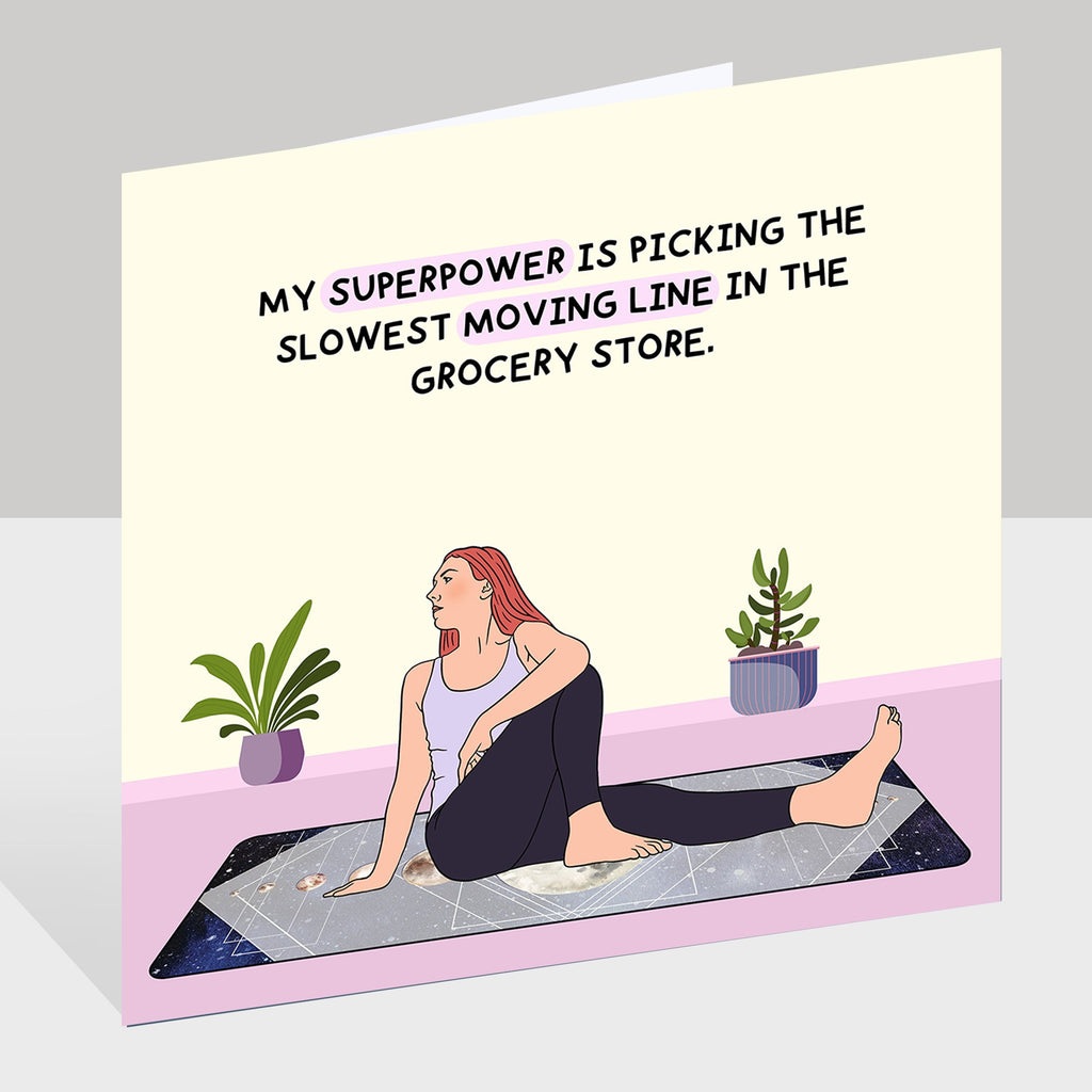 My Superpower Doodle Card