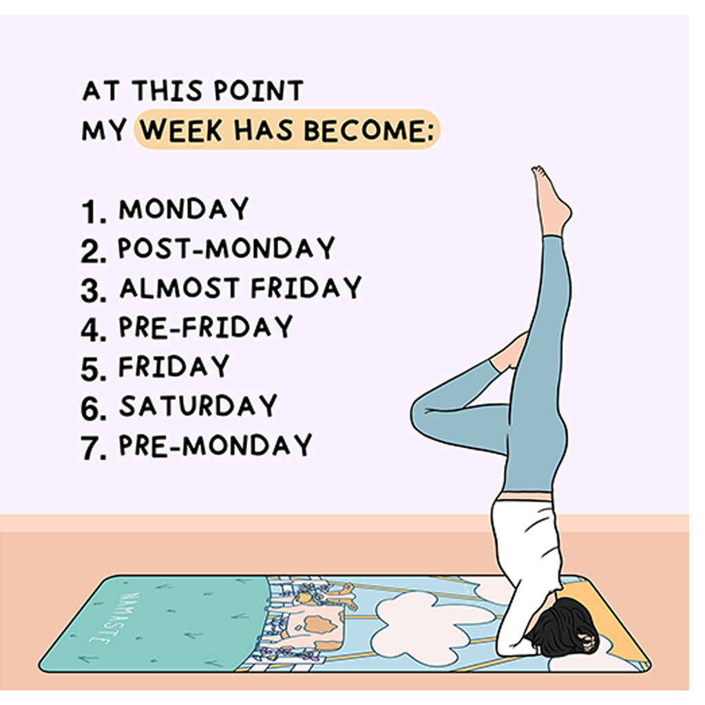 My Week Has Become Doodle Card