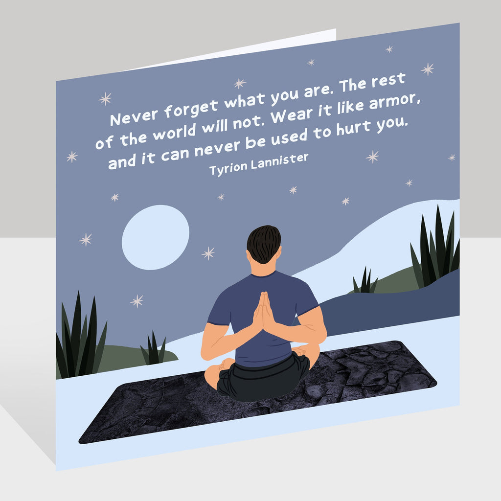 Never Forget What You Are Doodle Card