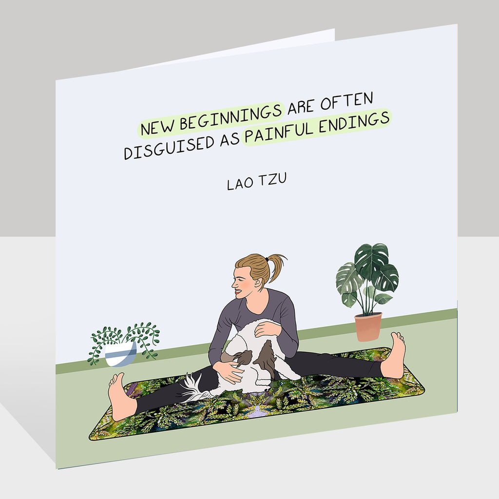 New beginnings Doodle Card