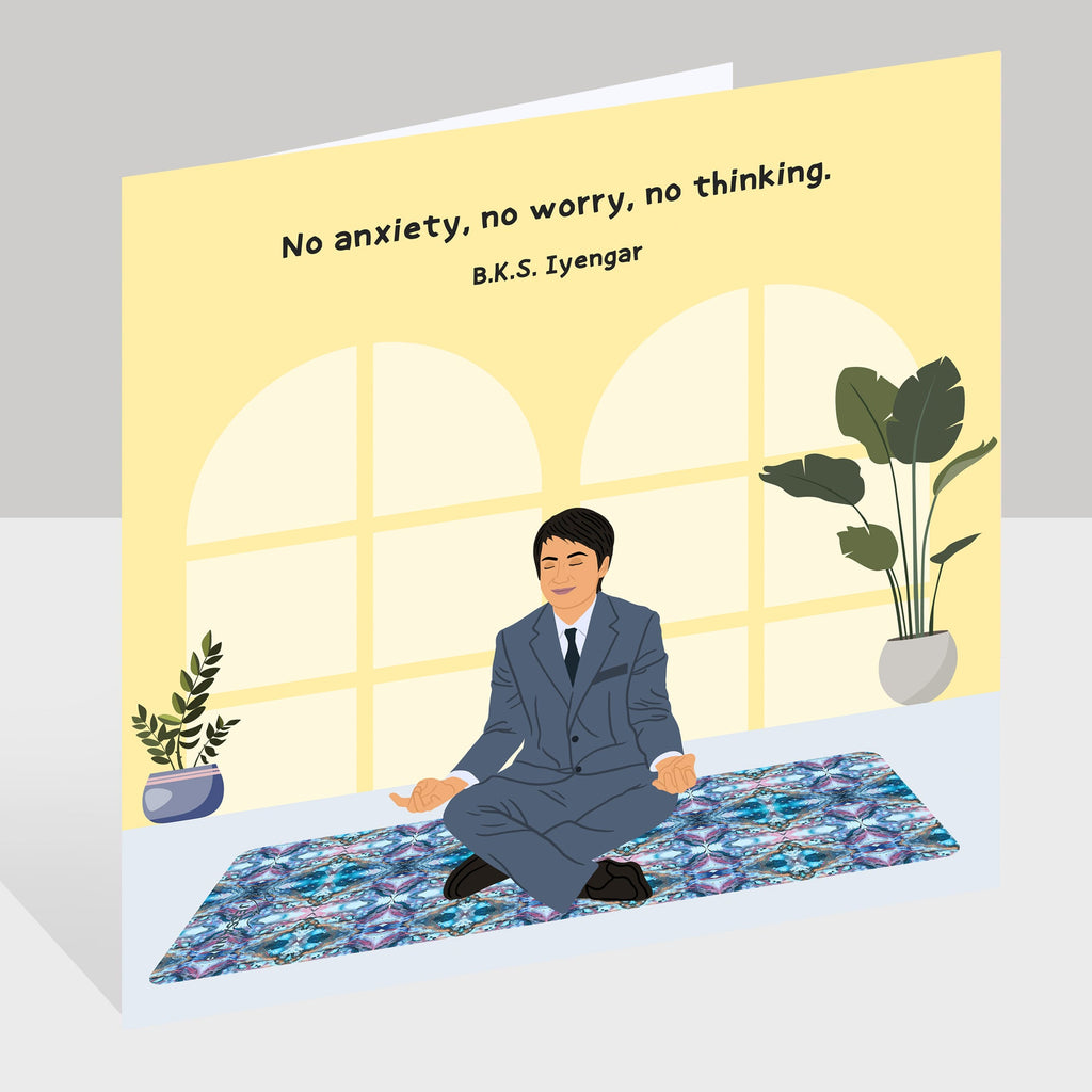 No Anxiety Doodle Card